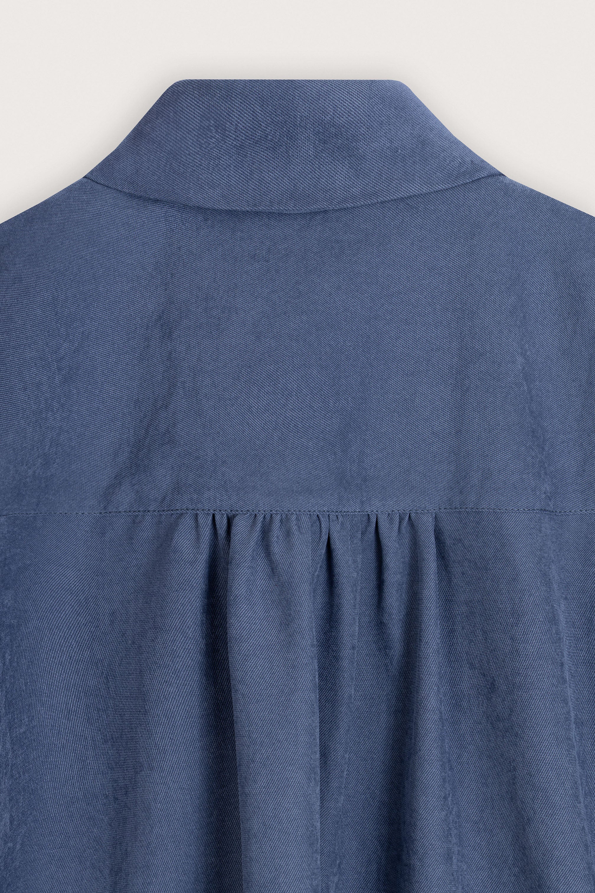 Steel Blue Button-Down Women's Shirt