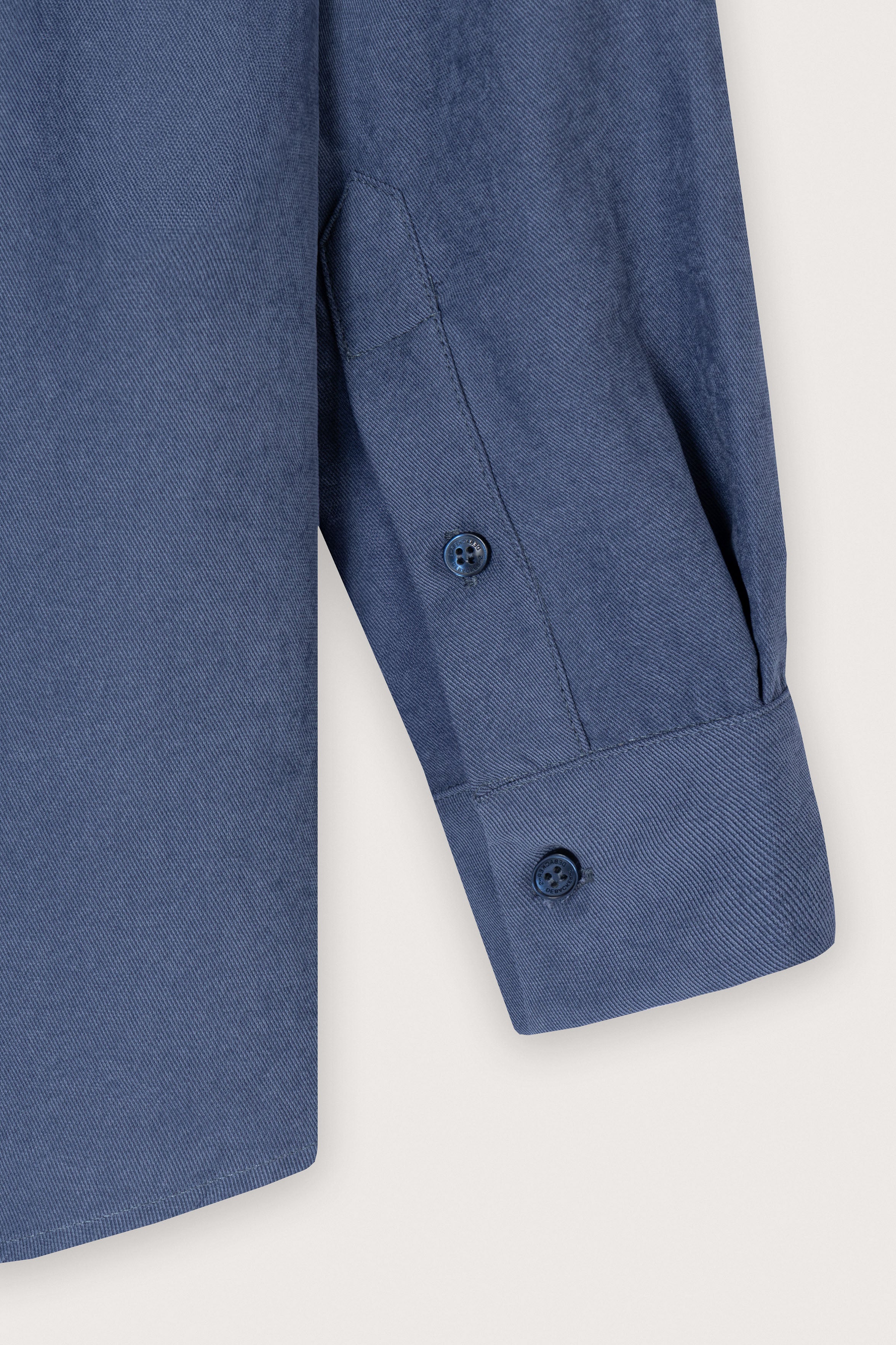 Steel Blue Button-Down Women's Shirt