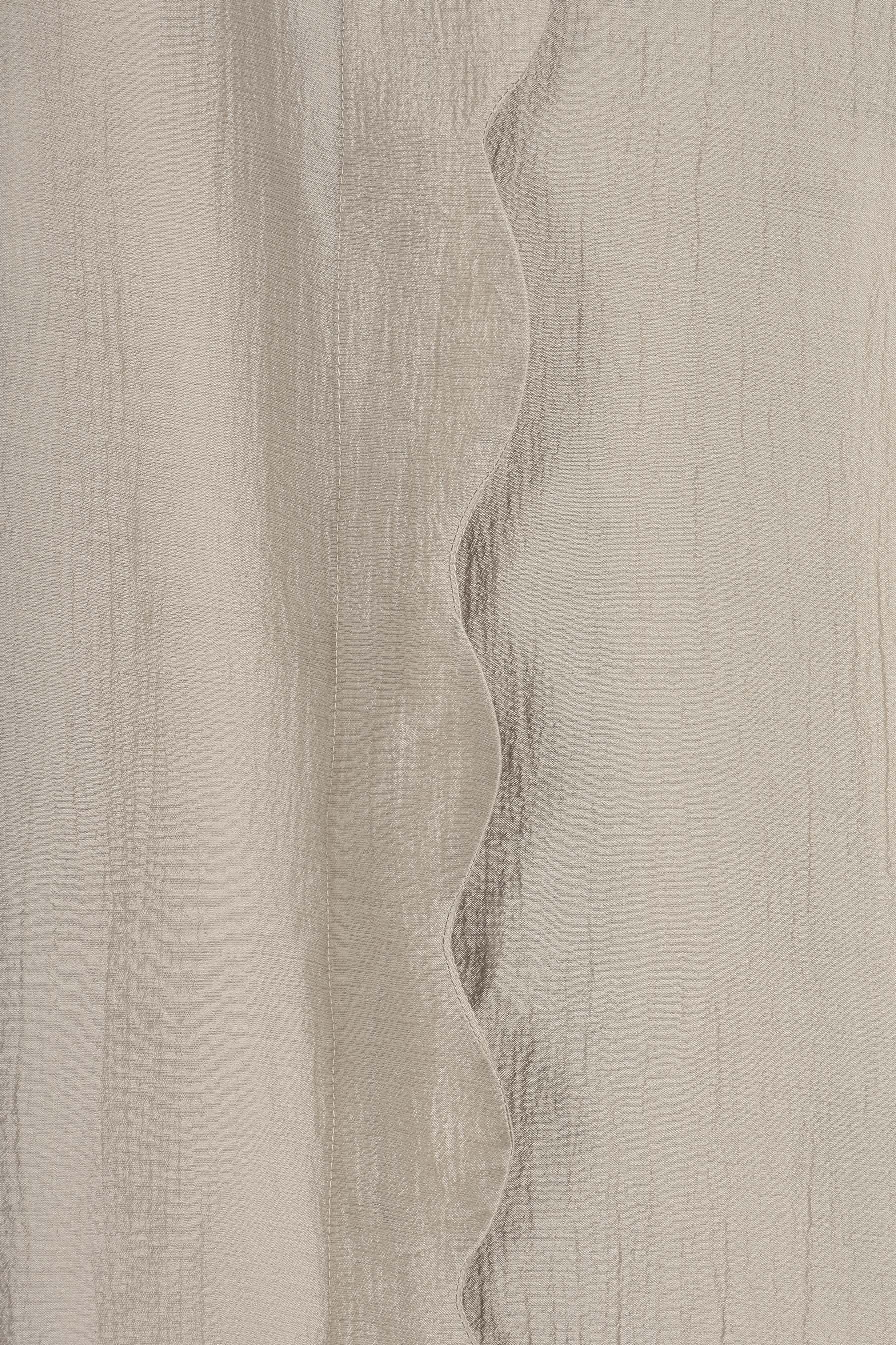 Beige Button-Down Women's Shirt