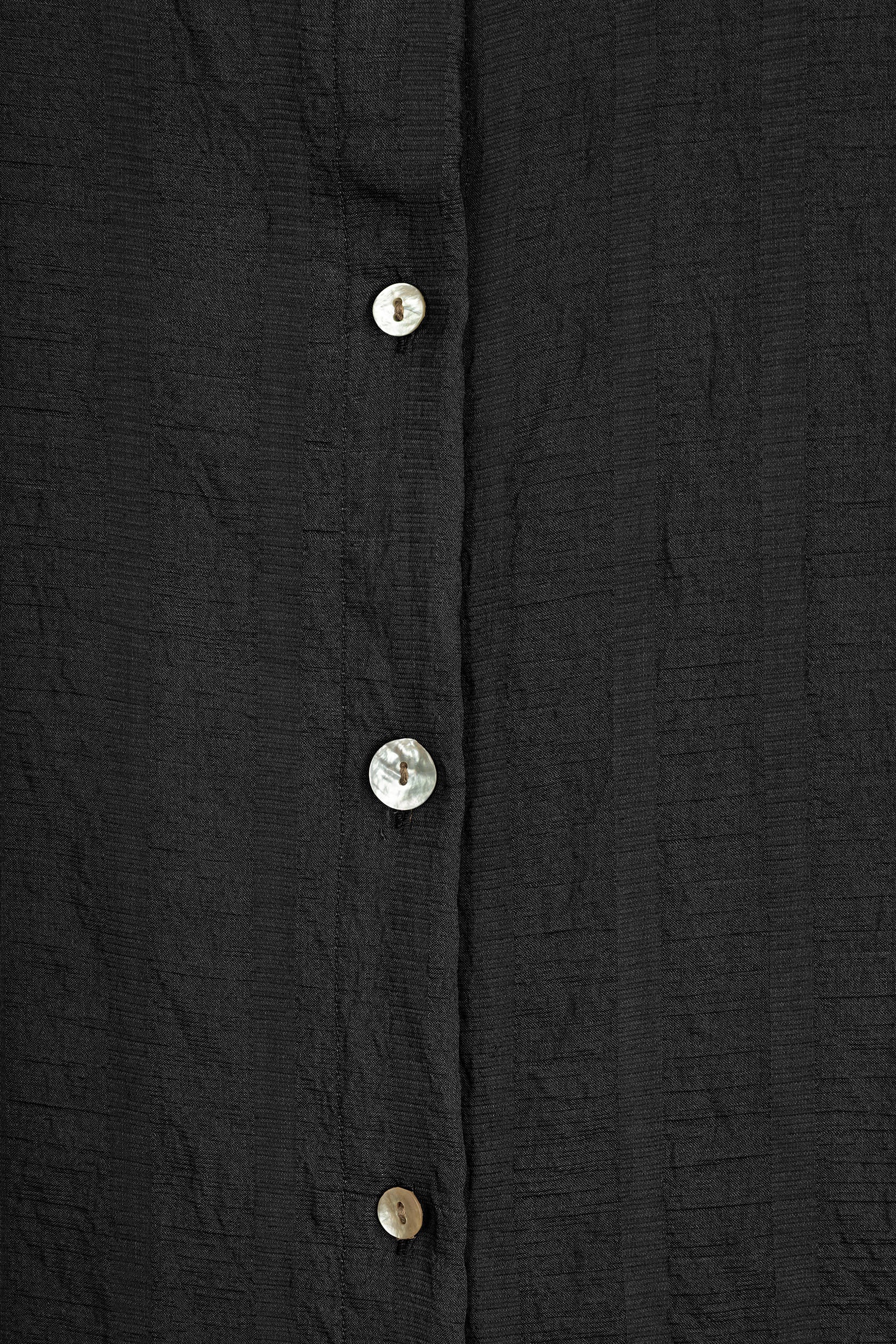 Black Textured Blouse