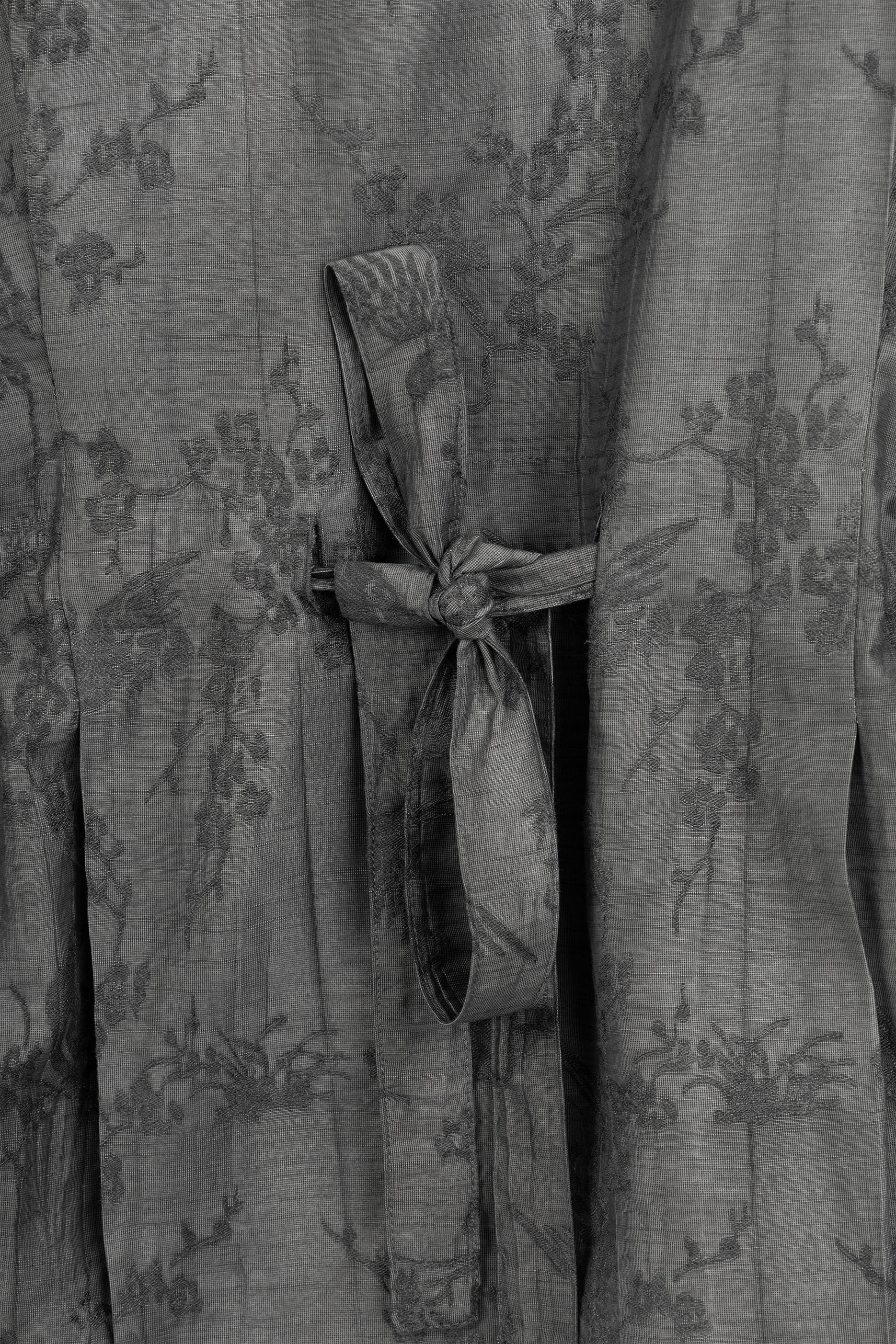 Jacquard Gray Blouse