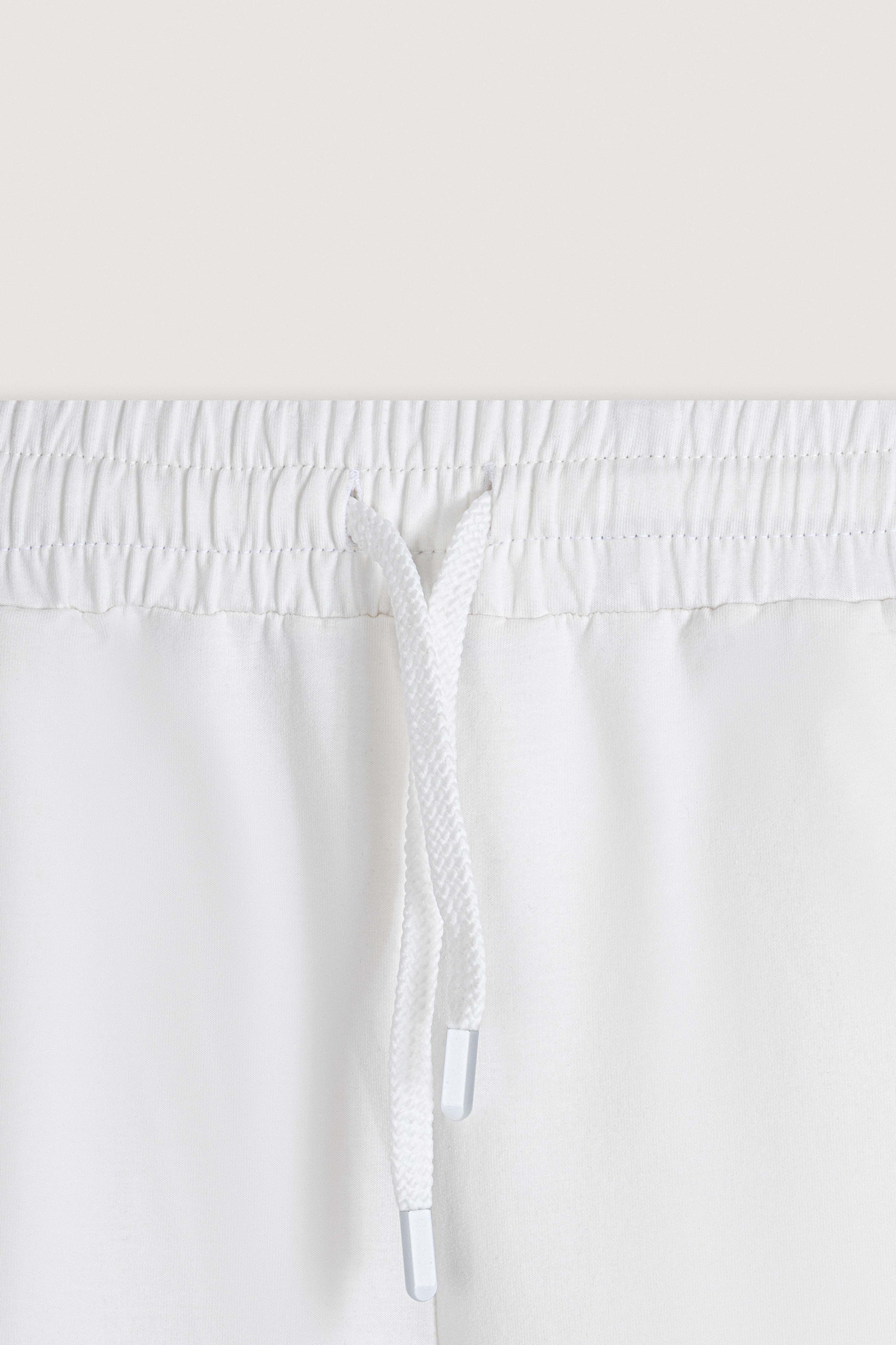 White Utility Jogger Pants