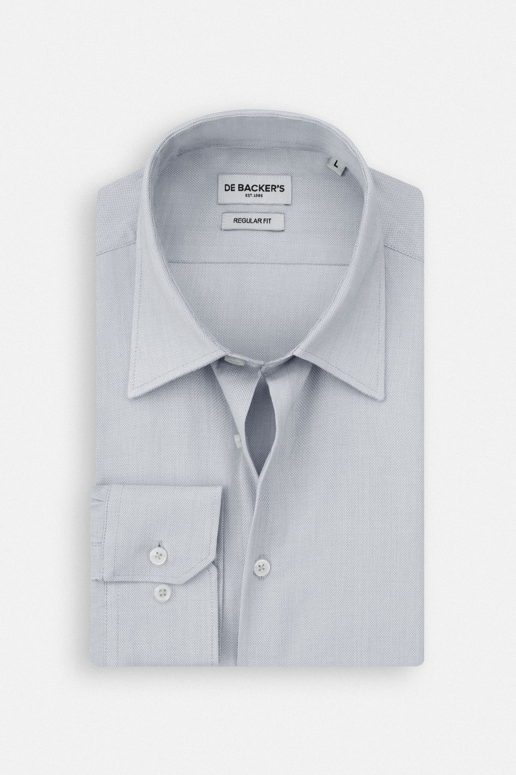 Jacquard Gray Classic Shirt