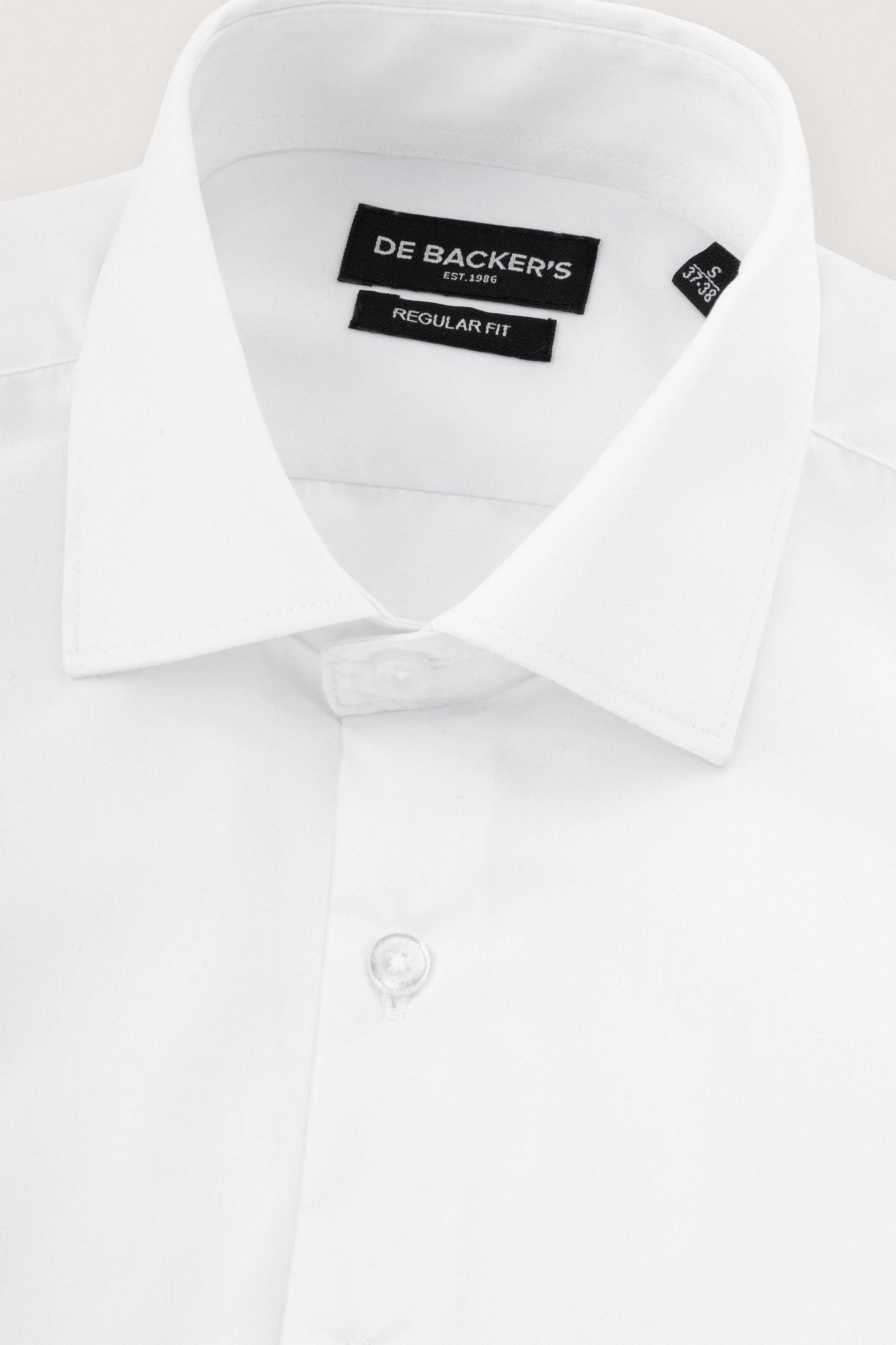 White Dacron Basic Classic Shirt