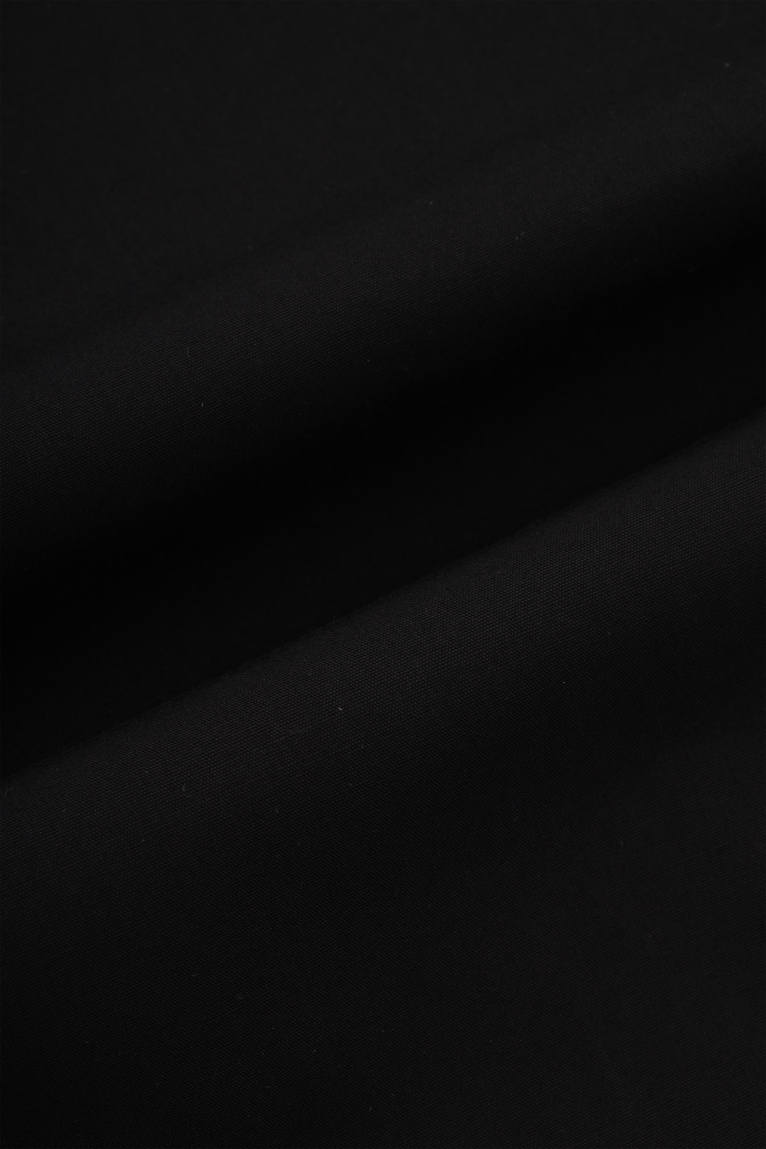 Black Dacron Basic Classic Shirt