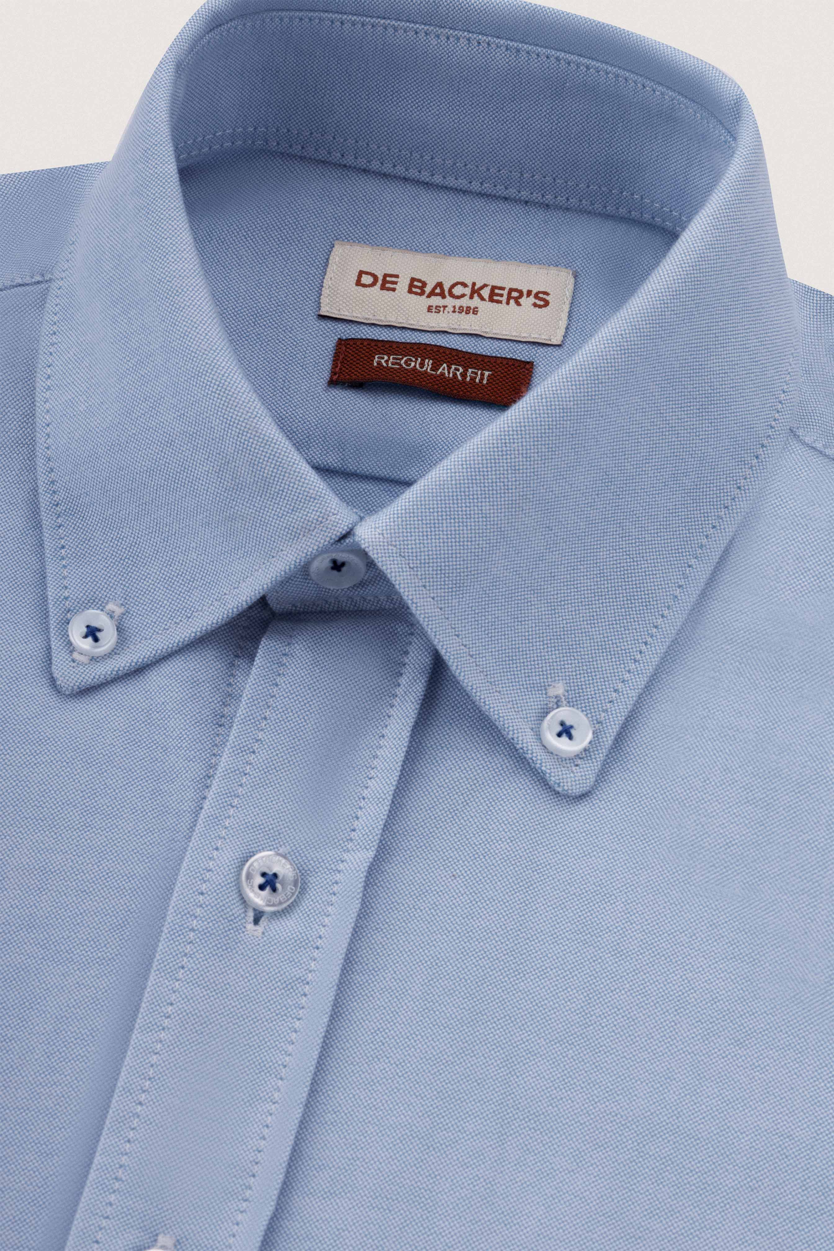 Light Blue Oxford Smart Casual Shirt