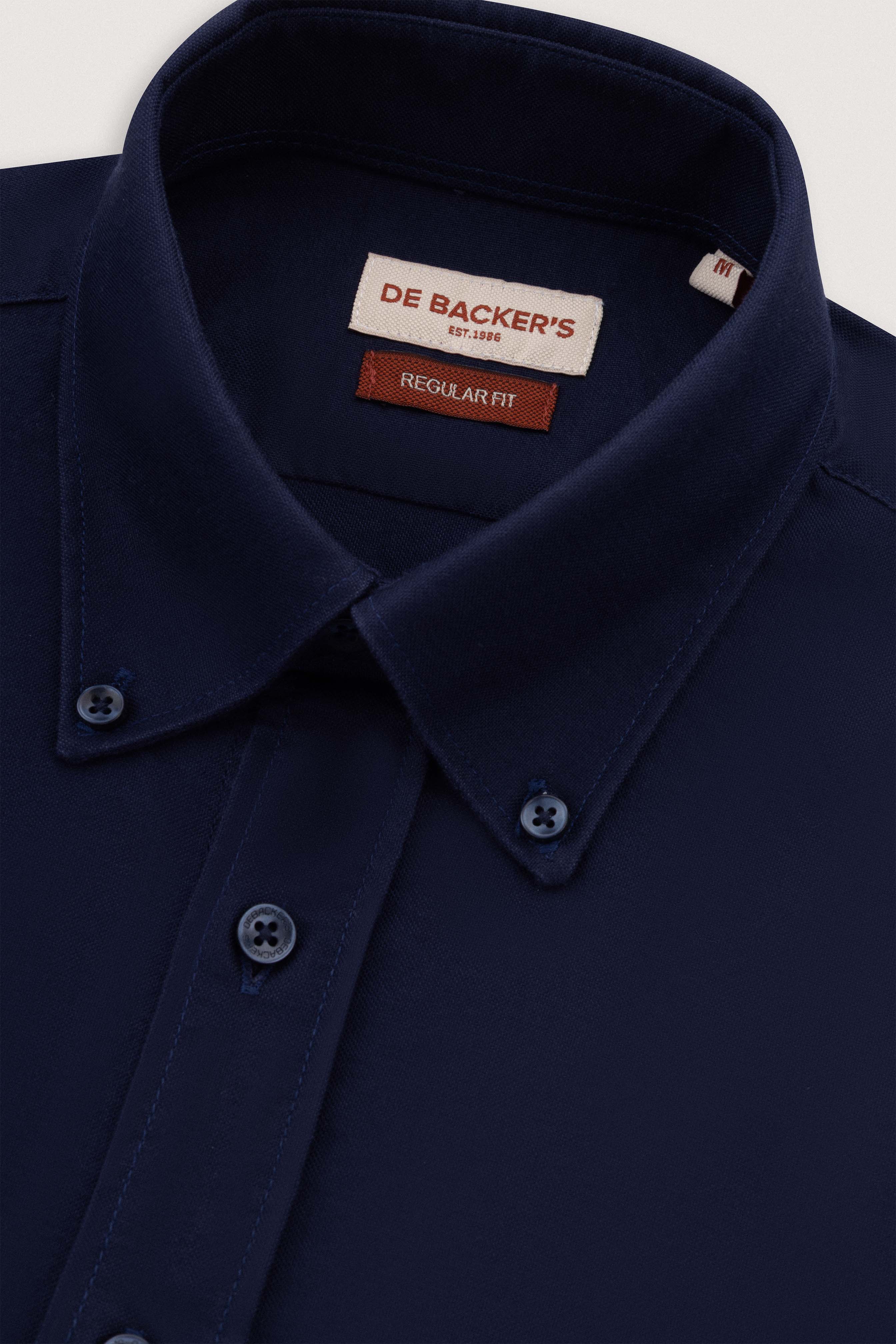 Navy Oxford Smart Casual Shirt