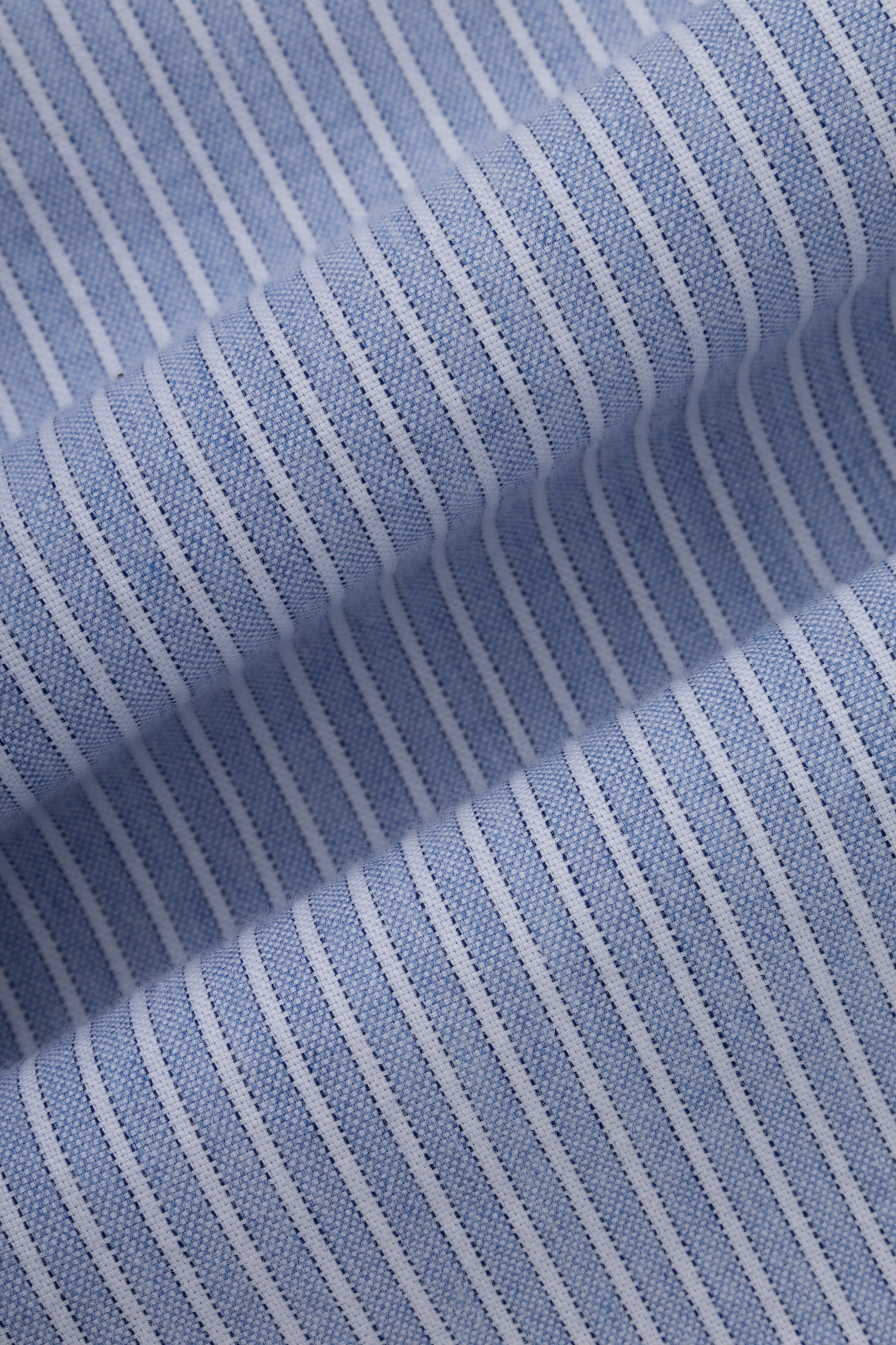 Light Blue Striped Smart Casual Shirt