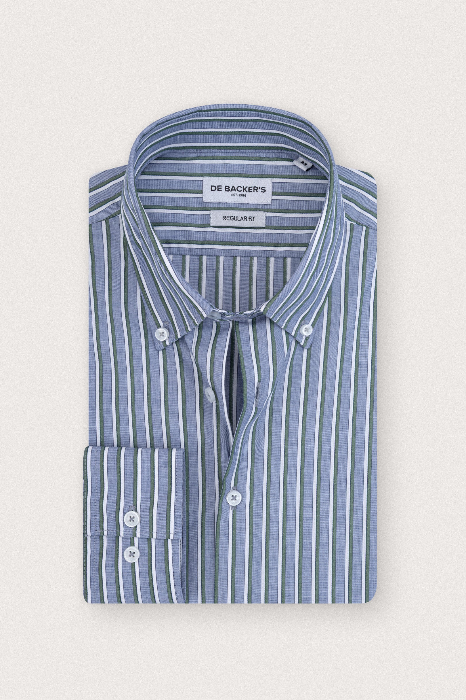 Striped Navy Casual Shirt