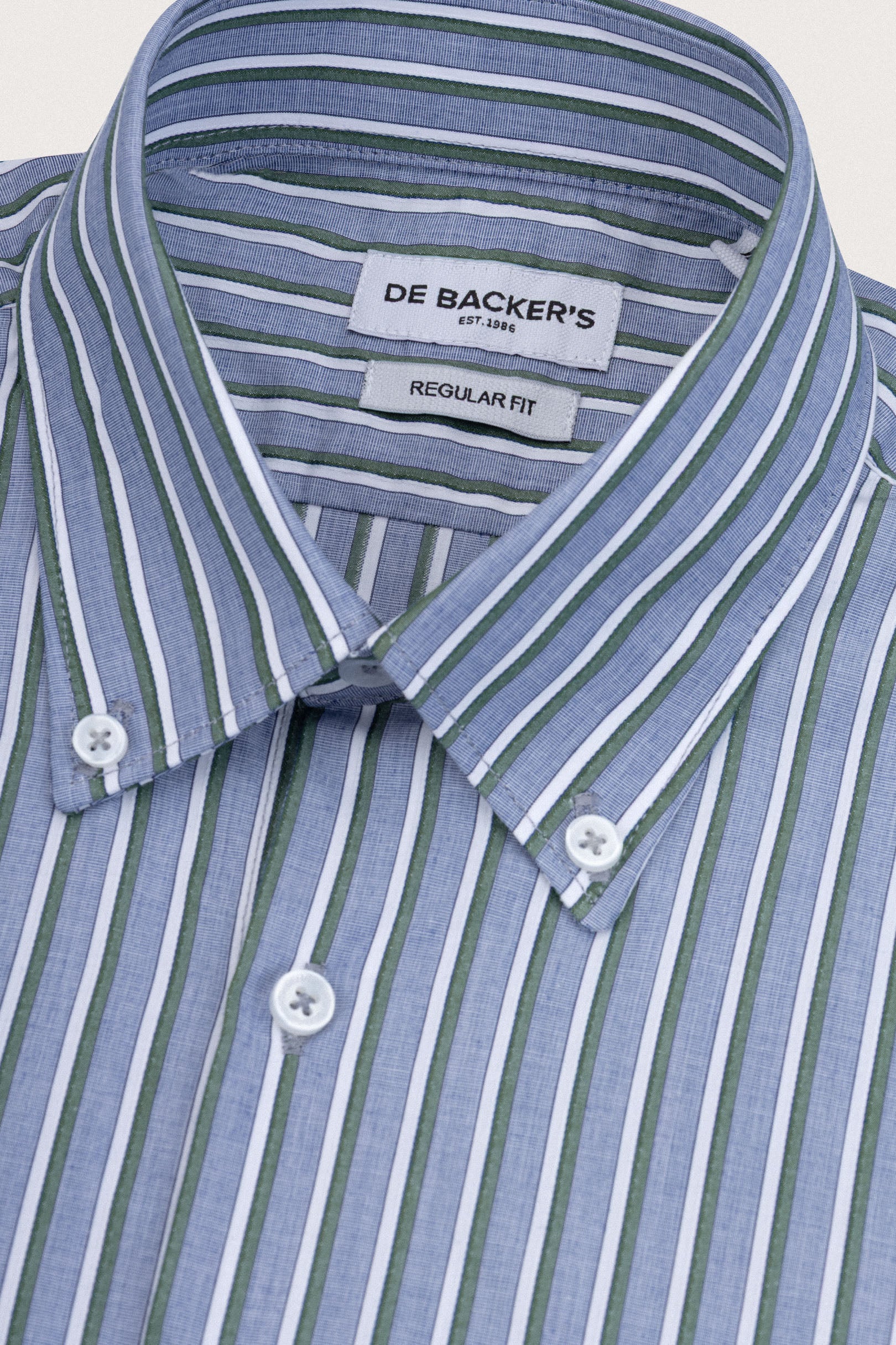 Striped Navy Casual Shirt