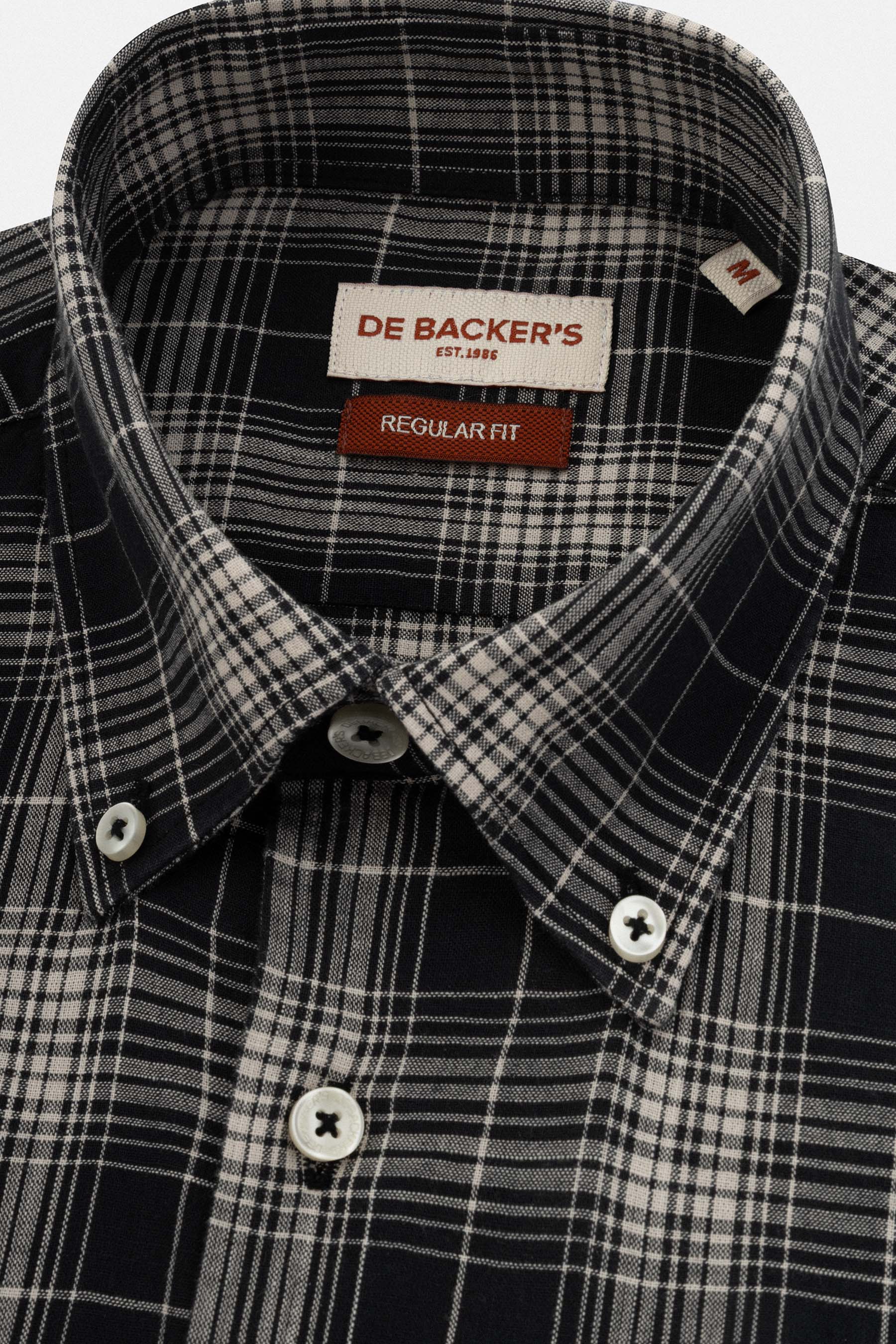 Checked Black Casual Shirt