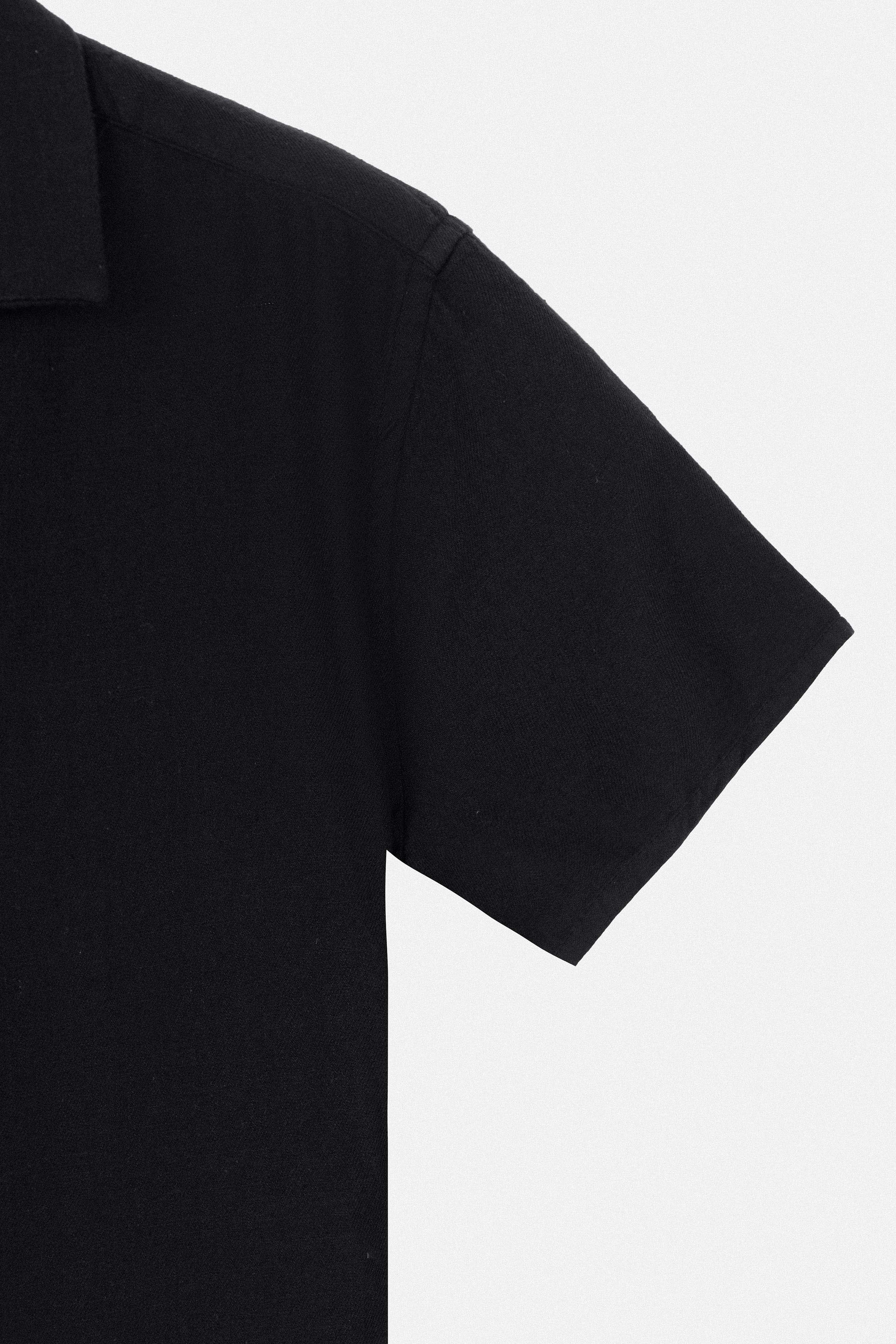 Black Short Sleeves Shirt