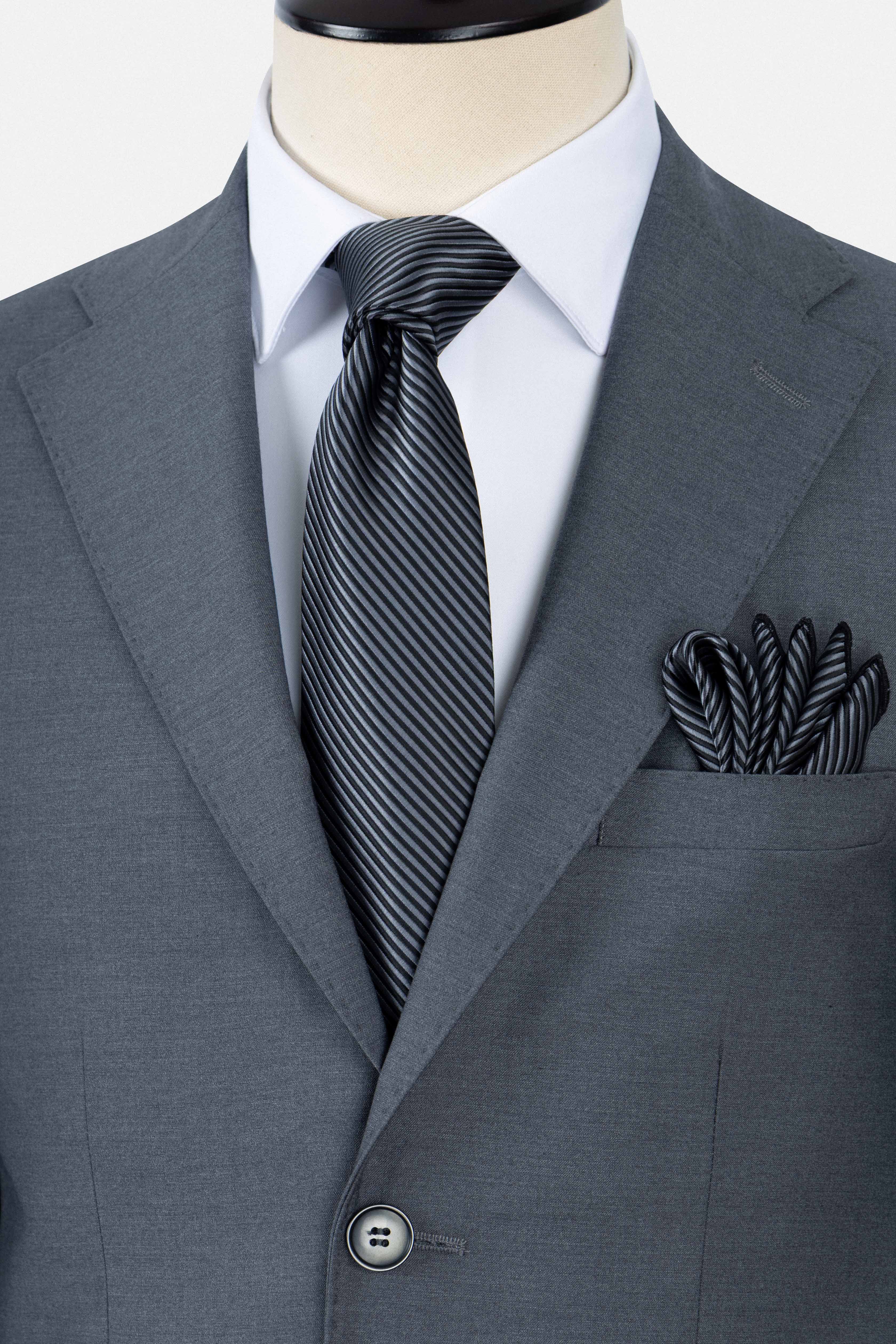Bamboo Blend Dark Gray Suit