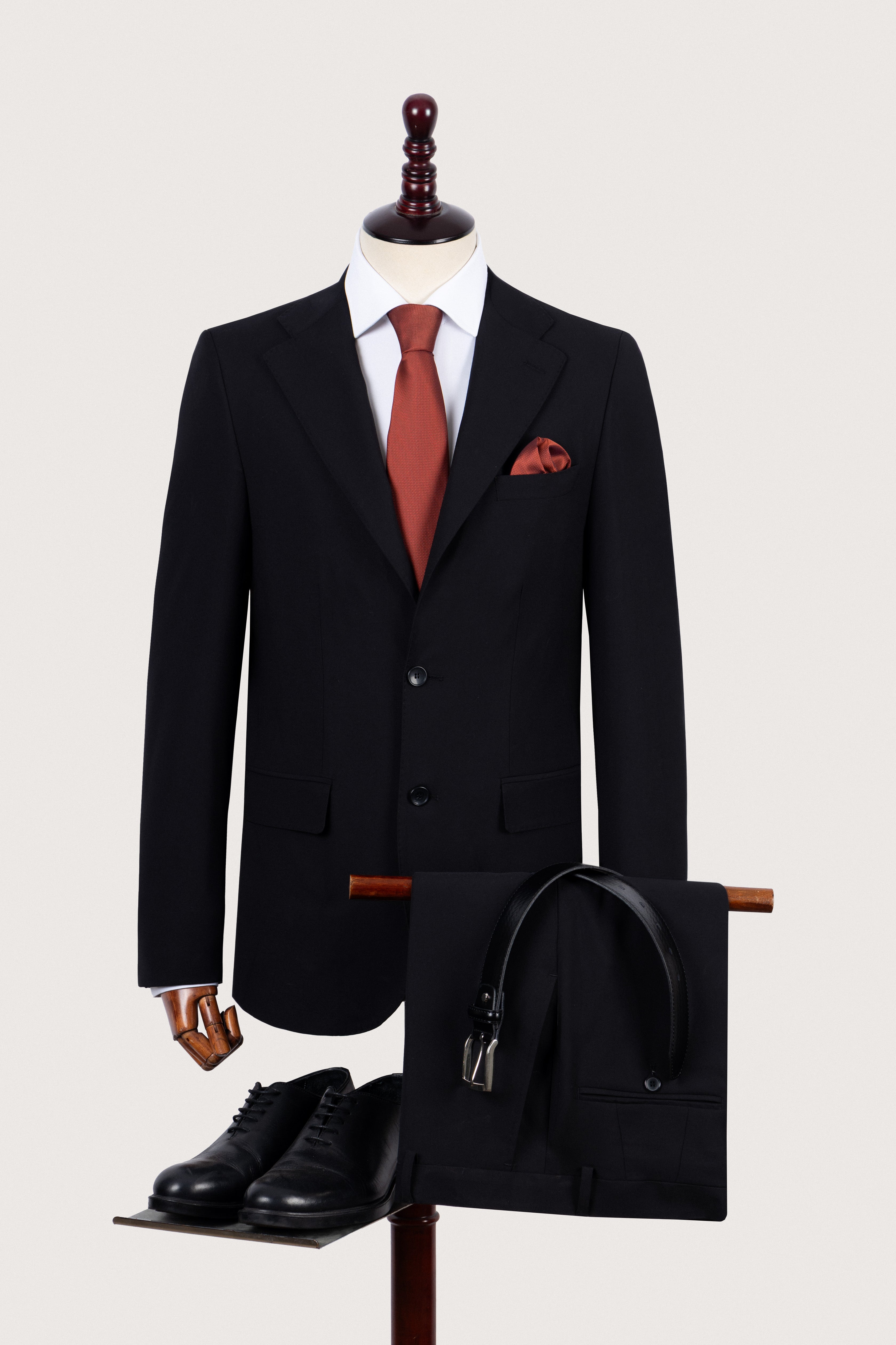 Black Bamboo Classic Suit