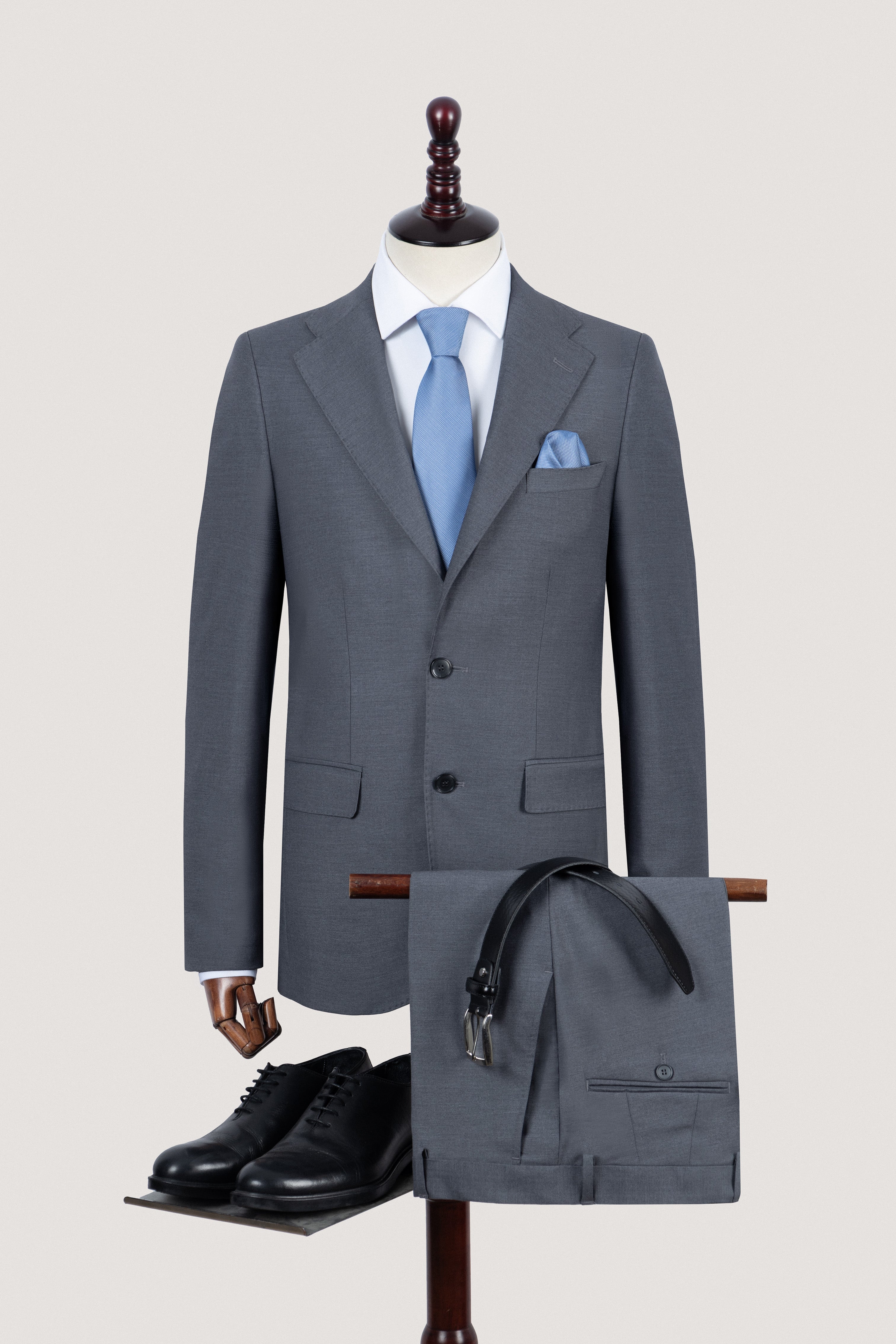 Charcoal Gray Bamboo Classic Suit