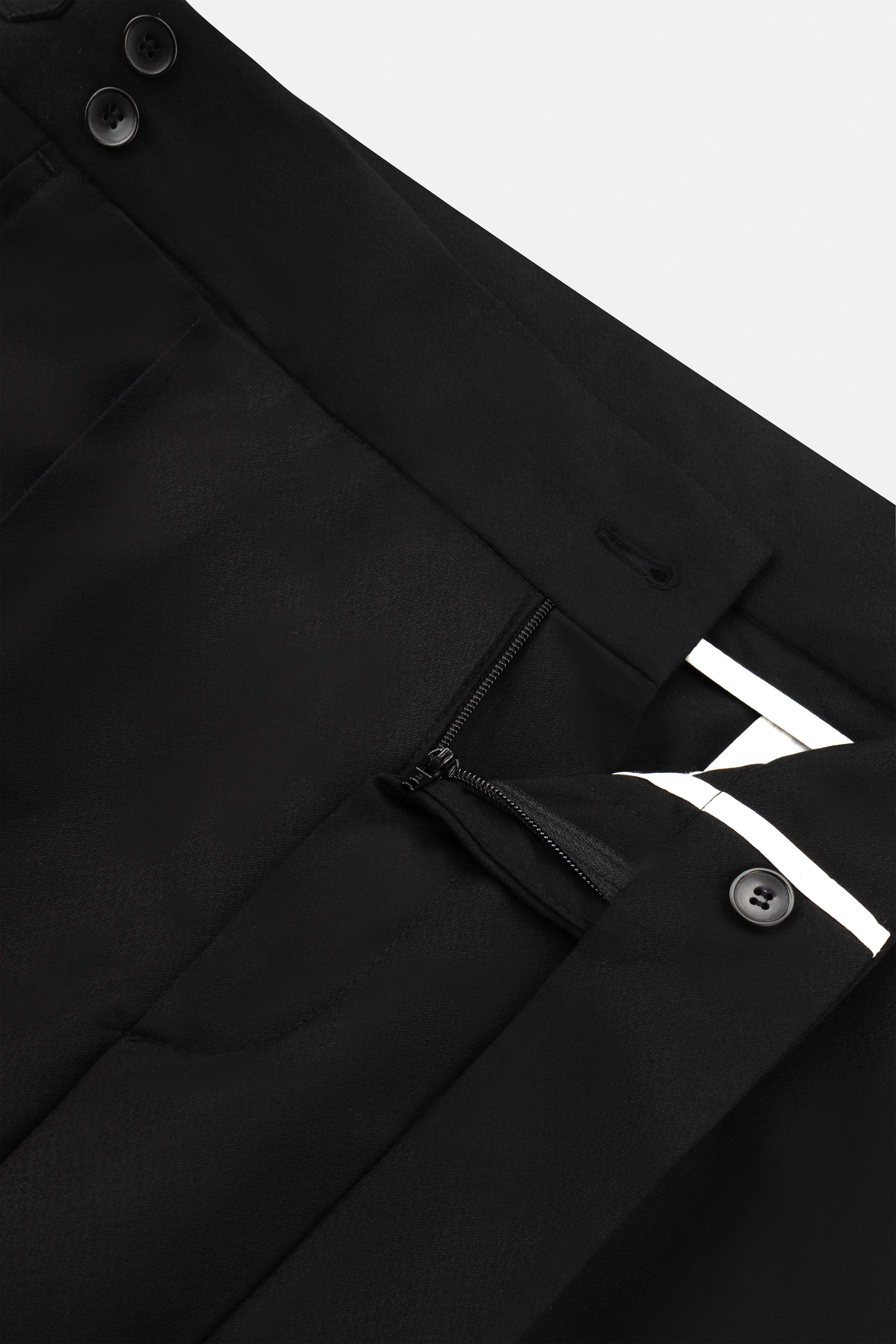 Solid Black Tuxedo