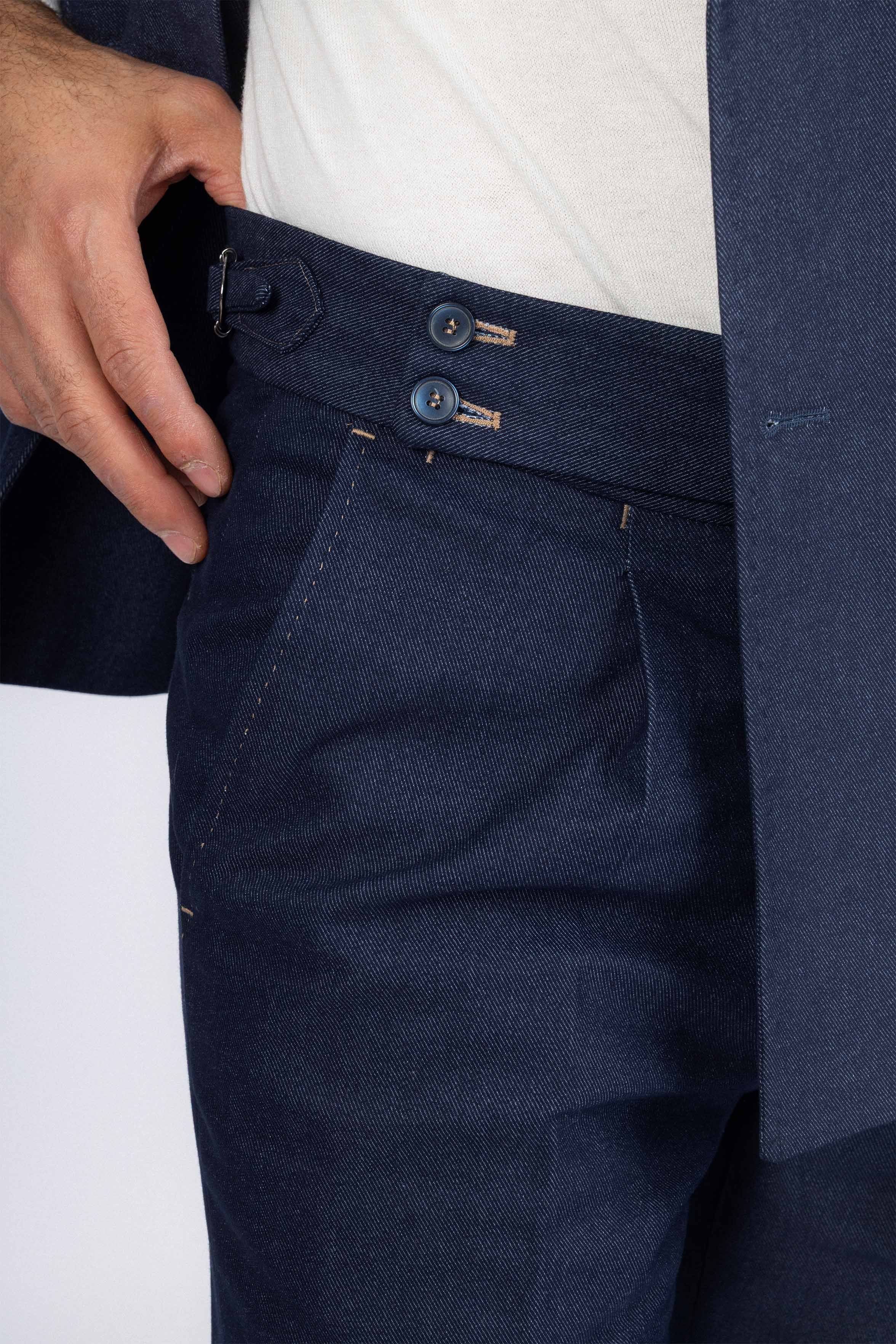 Navy Double Breasted Suit