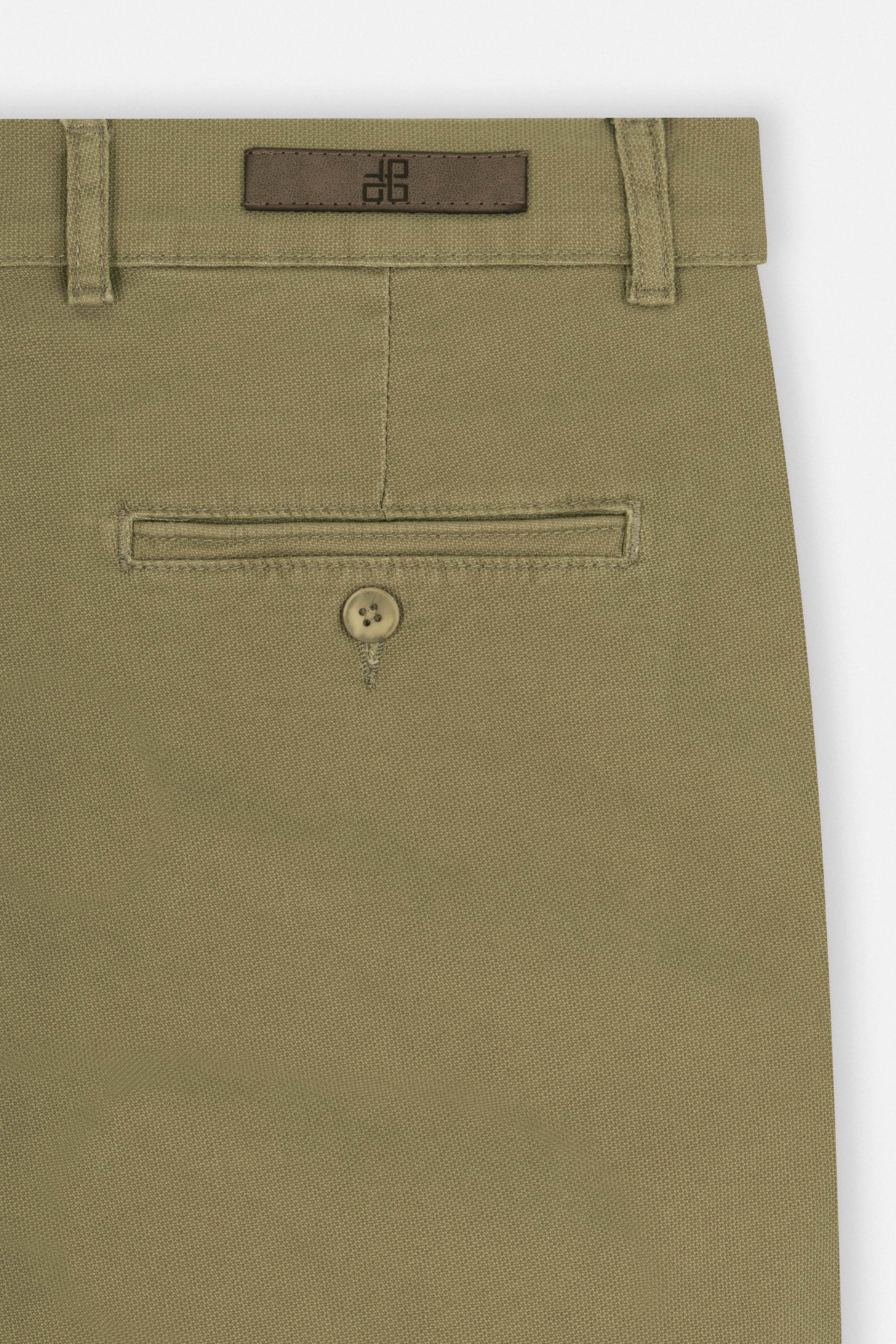 Pique Coffee Gabardine Pant