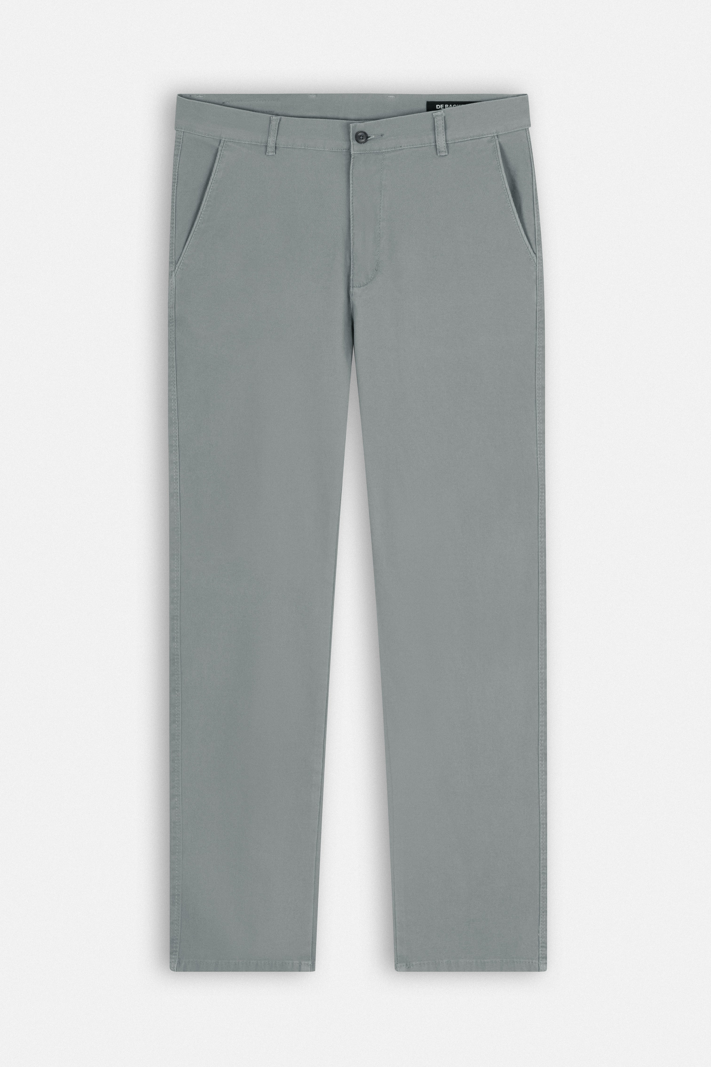 Pique Gray Gabardine Pant