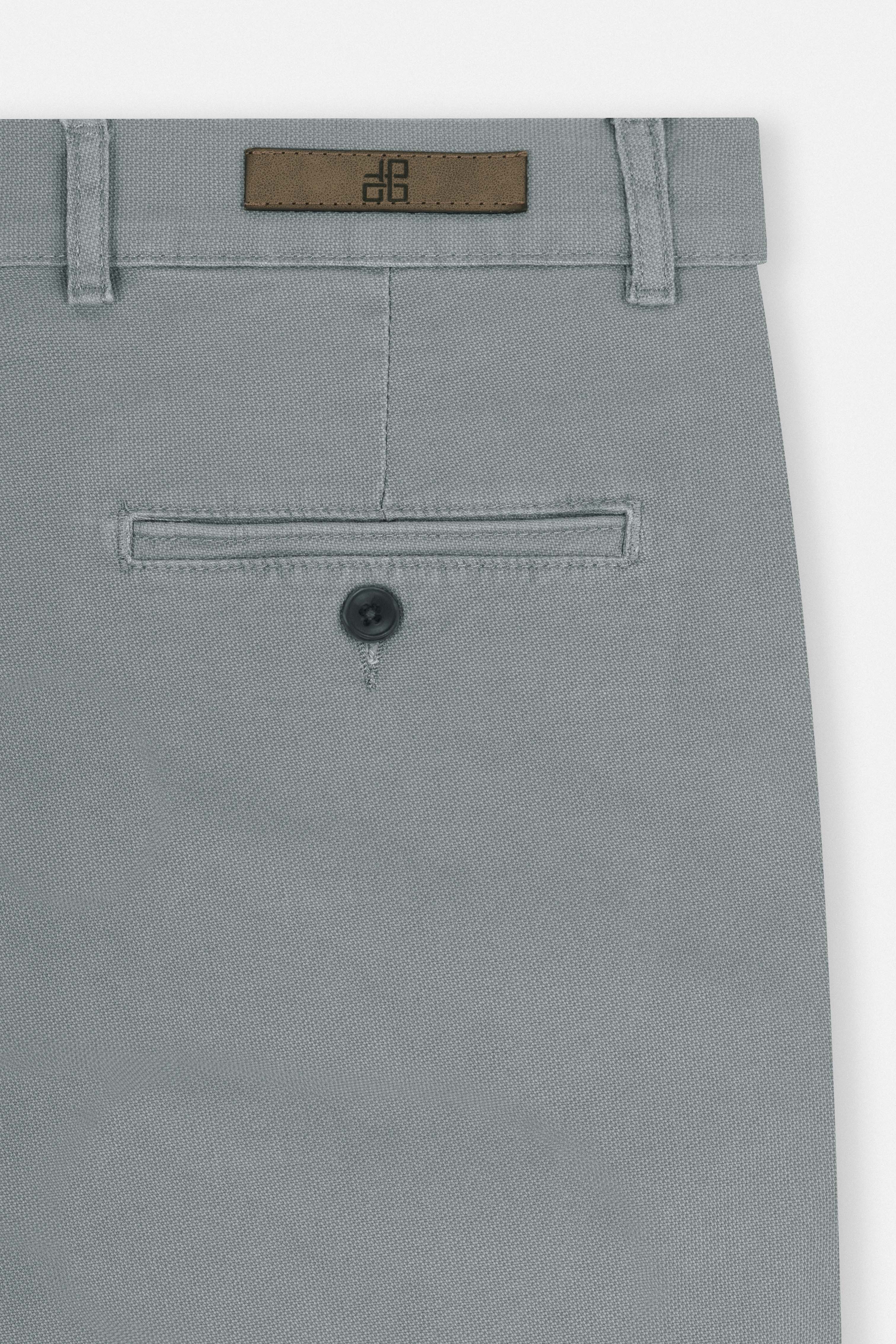 Pique Gray Gabardine Pant