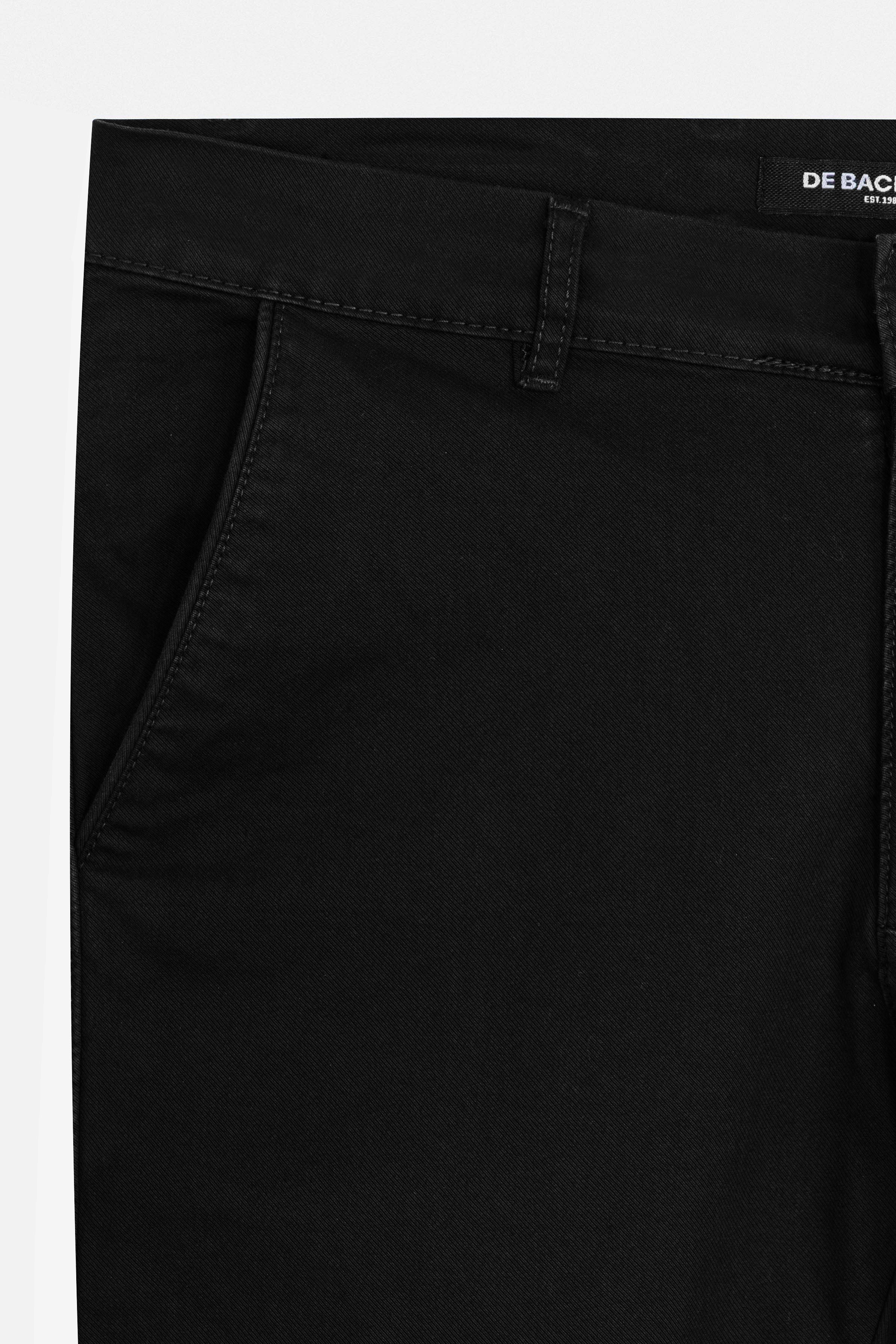 Black Gabardine Pant
