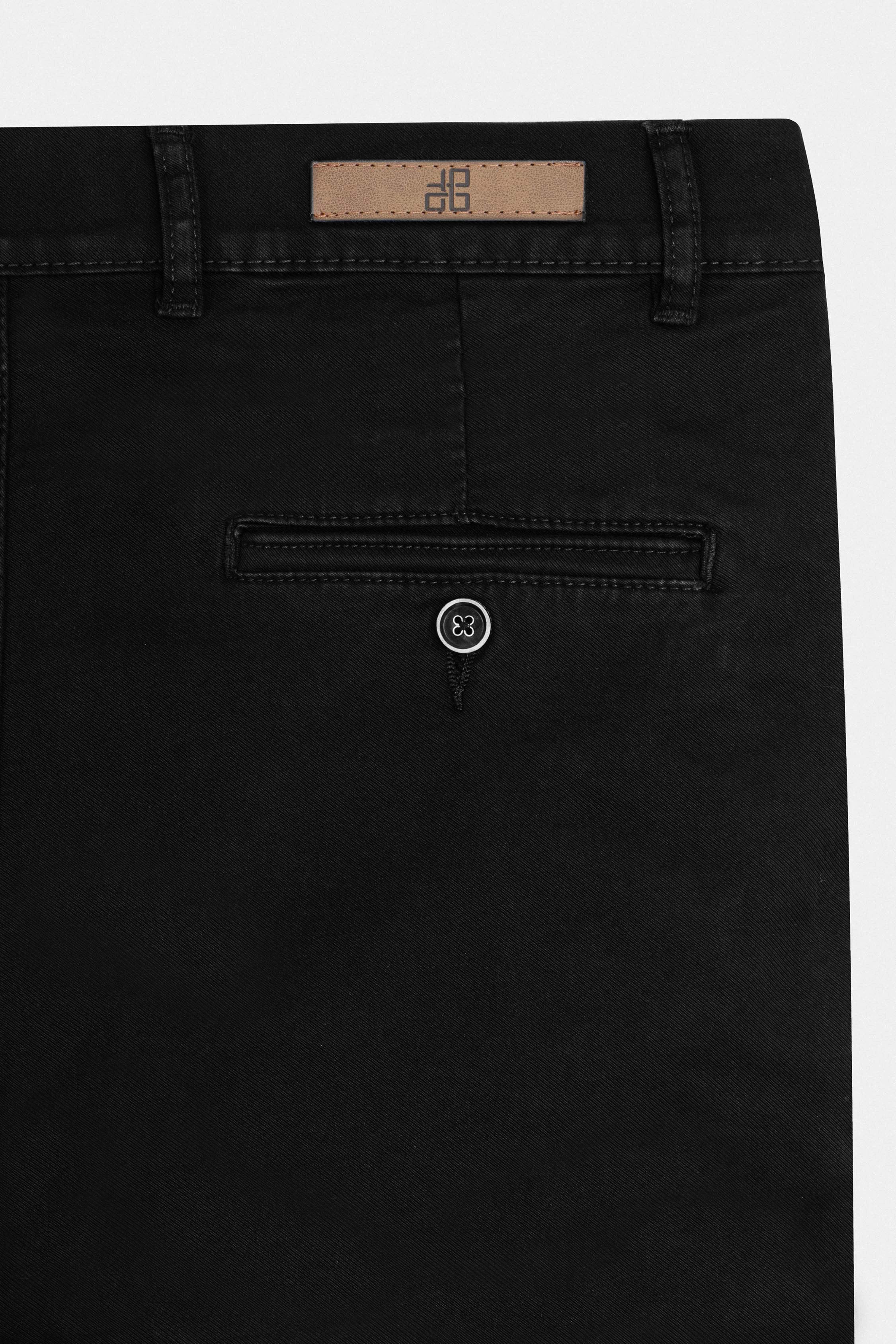 Black Gabardine Pant