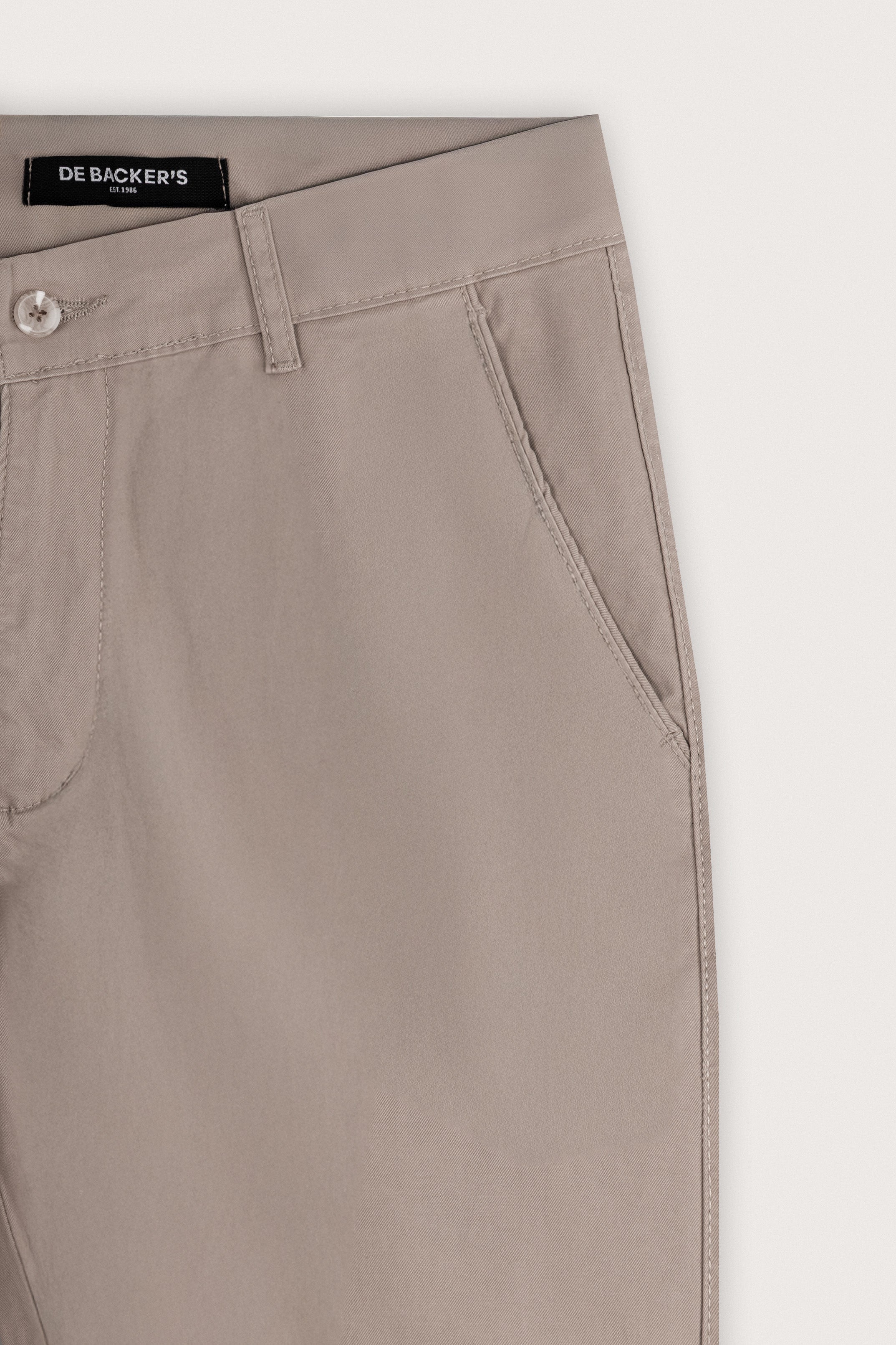 Light Beige Chino Gabardine Pant