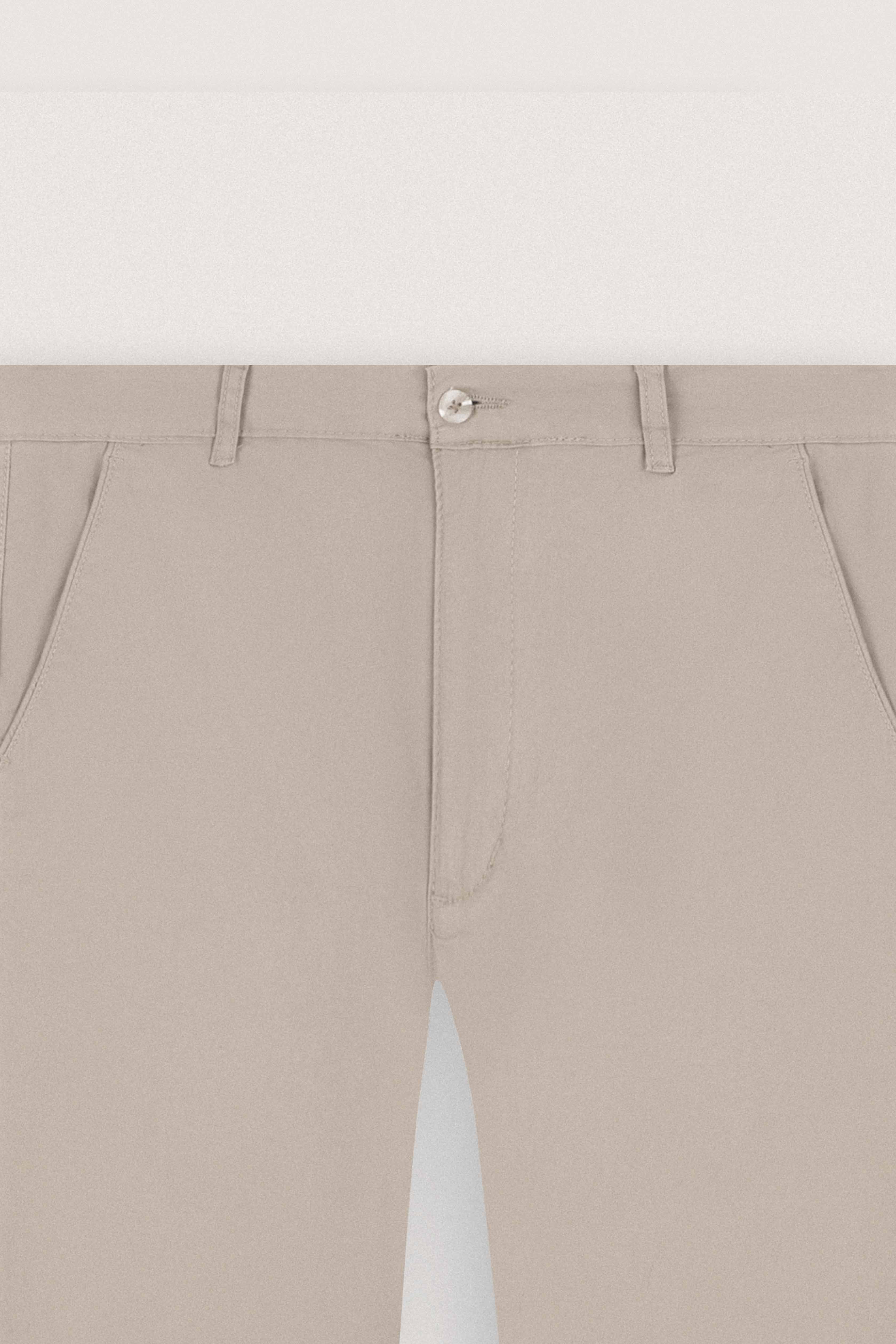 Light Beige Chino Gabardine Pant