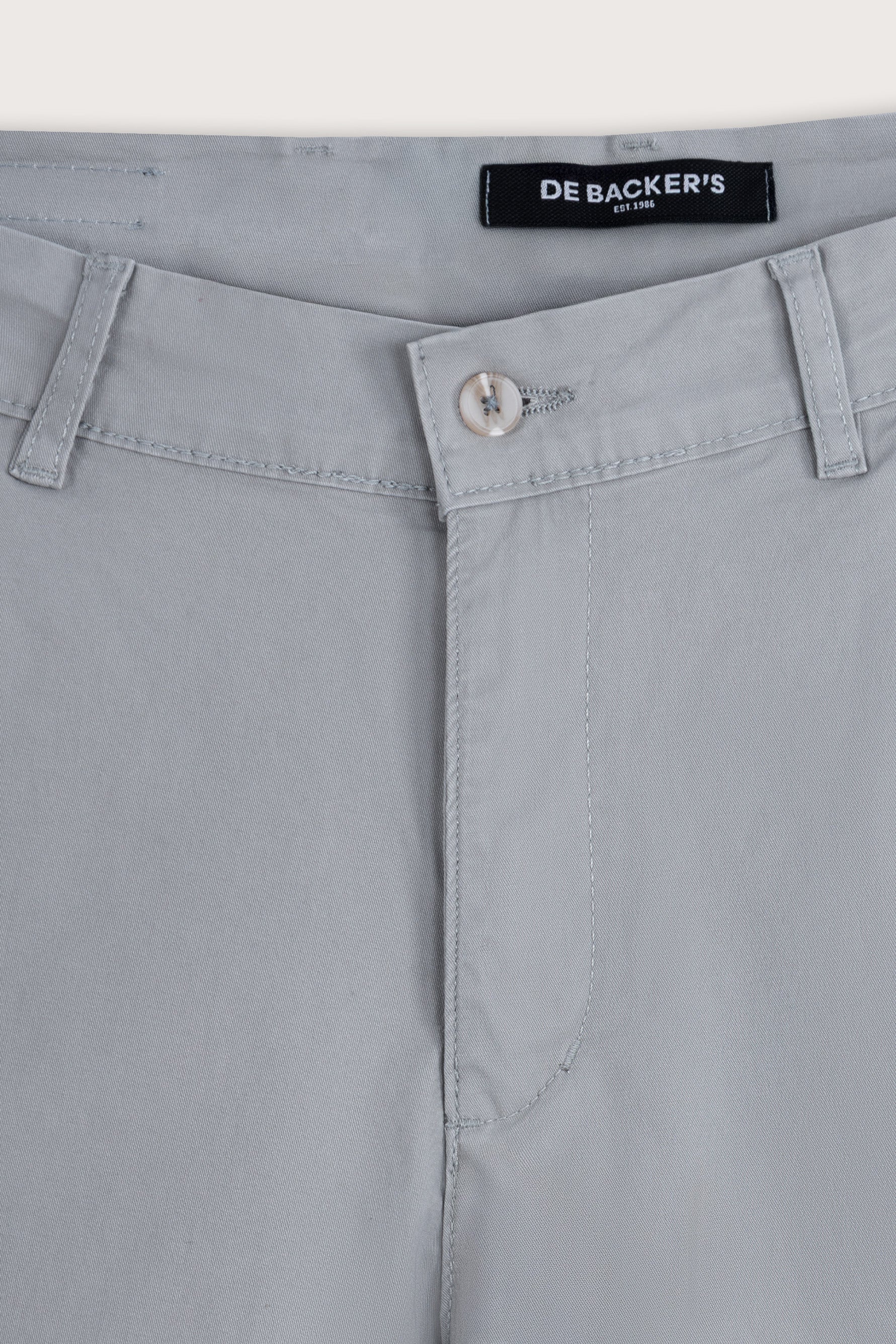 Gray Chino Gabardine Pant