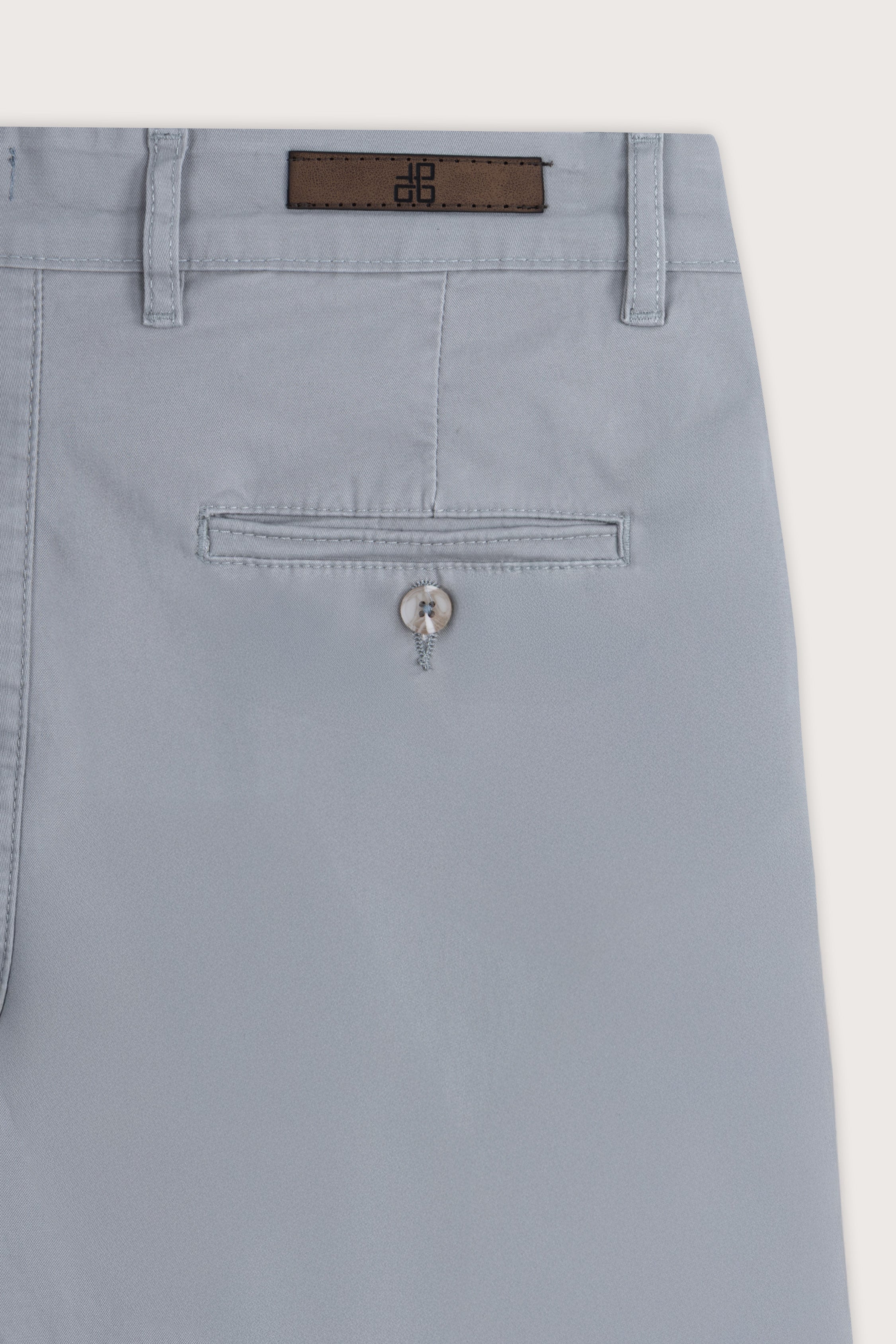 Gray Chino Gabardine Pant