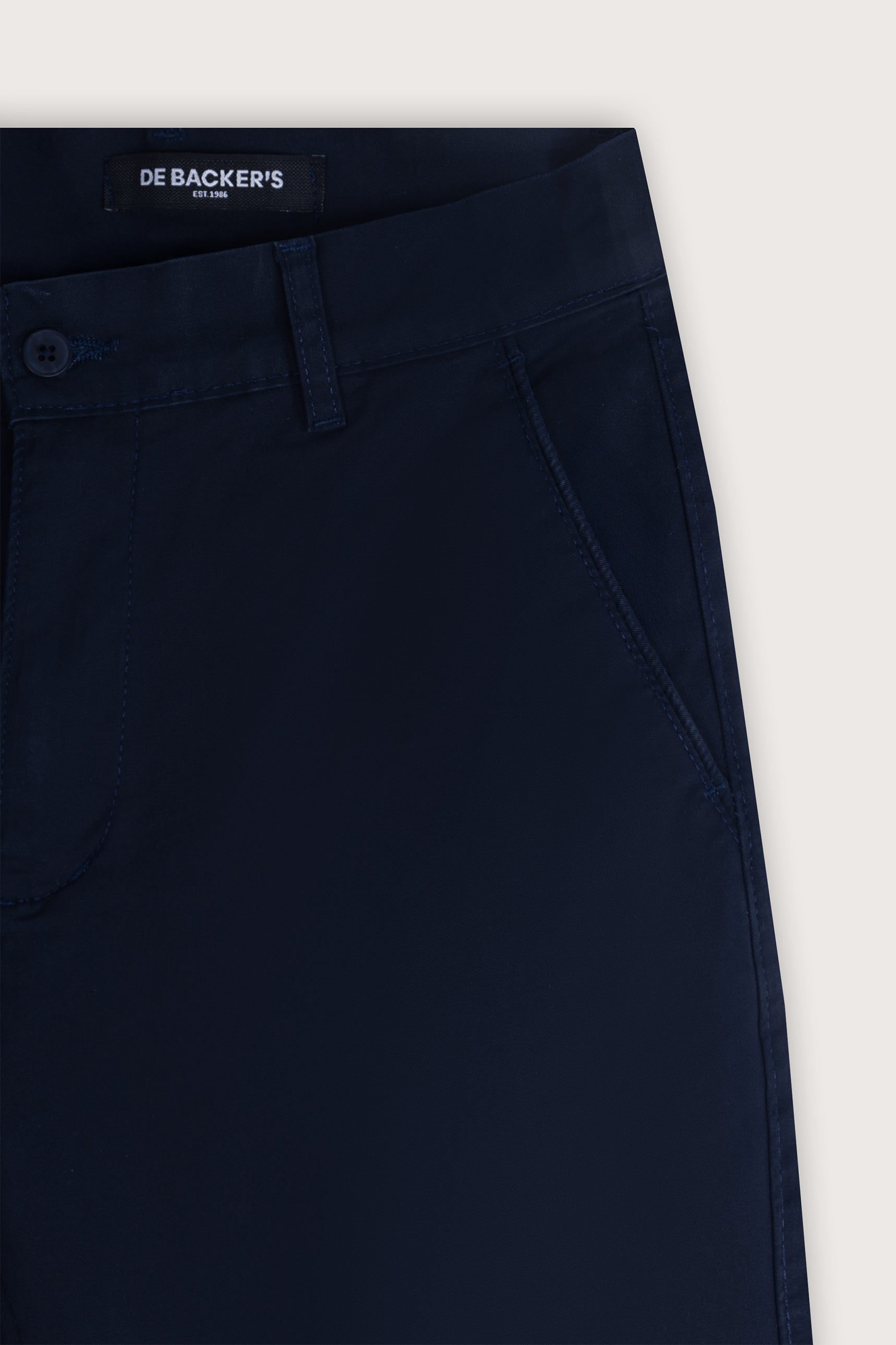 Navy Chino Gabardine Pant