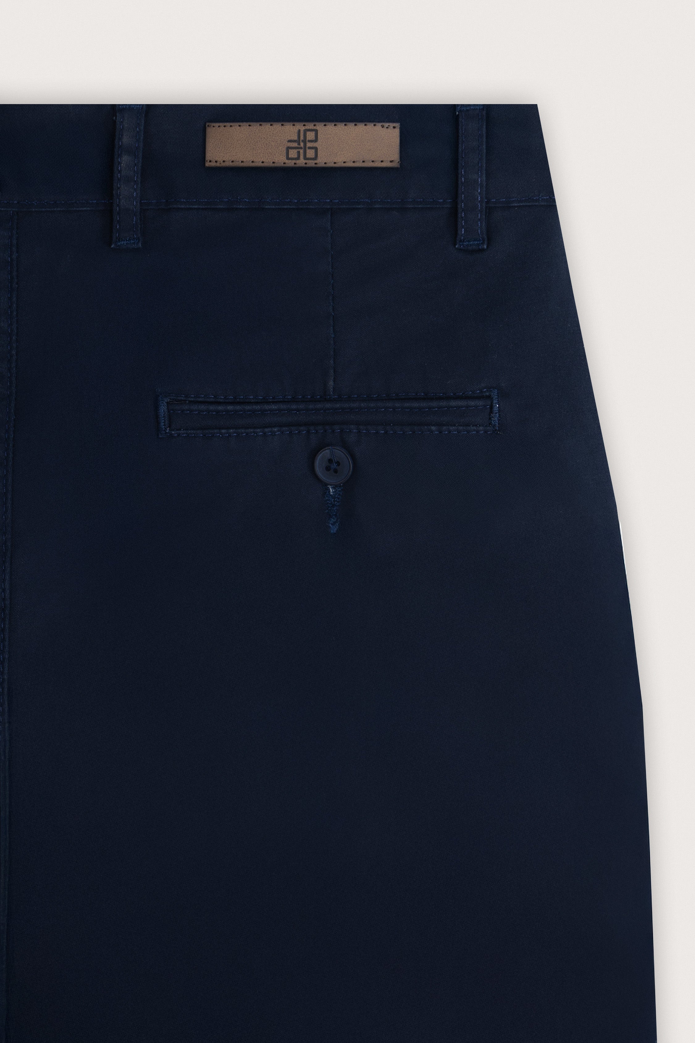 Navy Chino Gabardine Pant