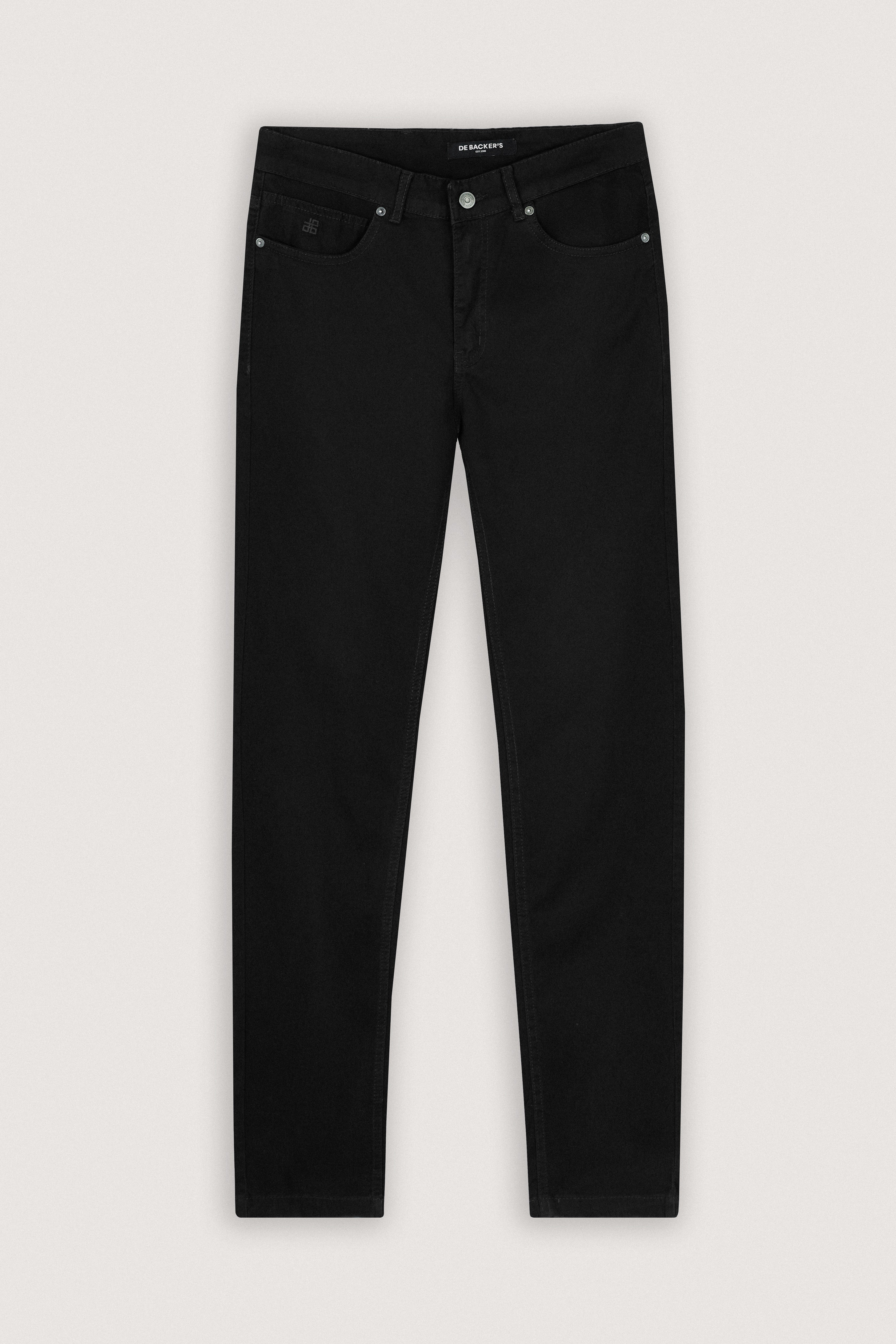 Black Chino Gabardine Pant