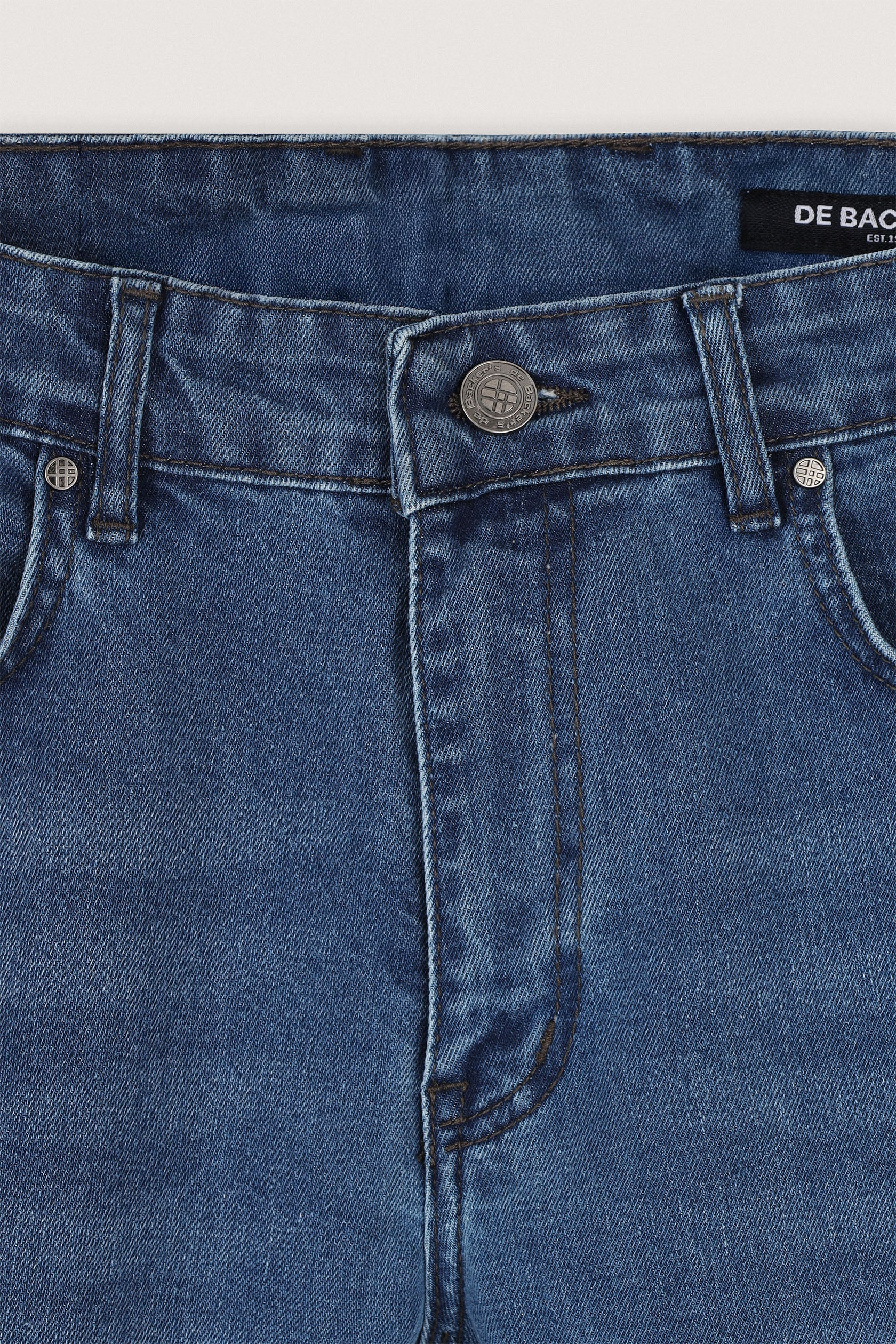 Light–medium blue Jeans