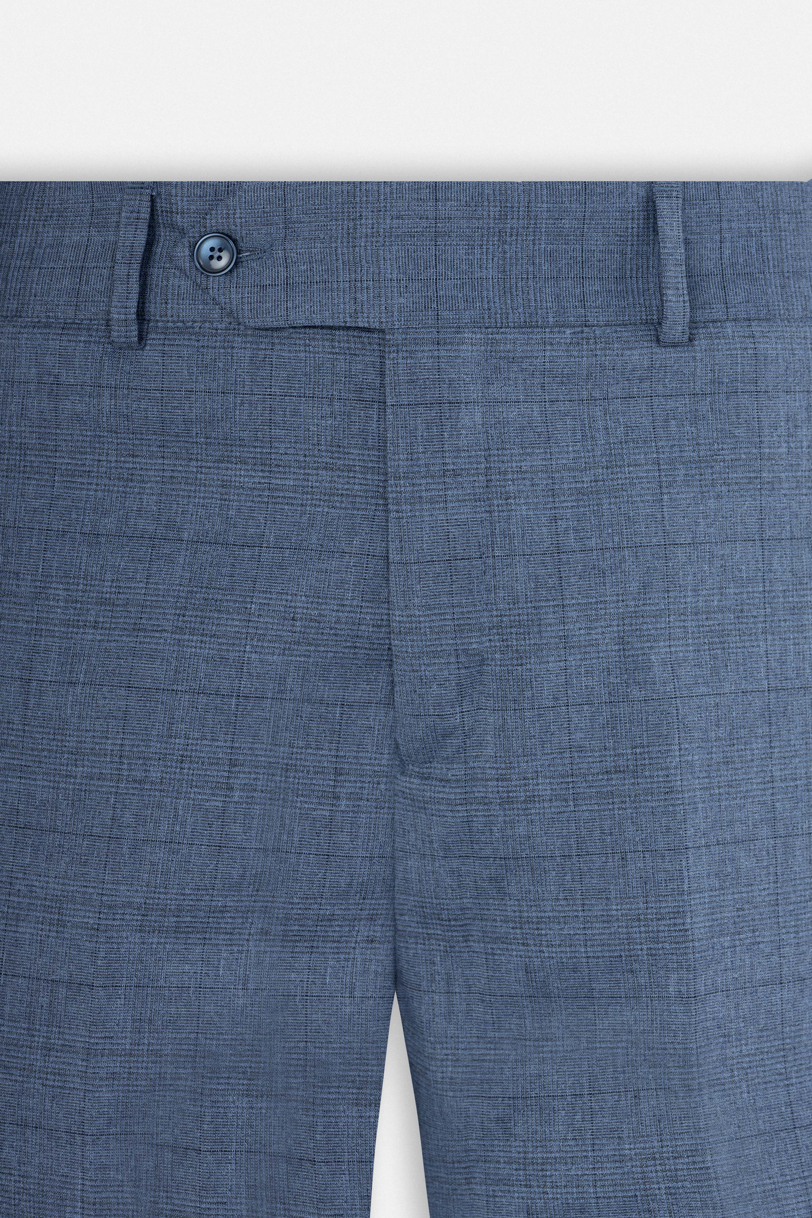 Teal Blue Smart Casual Pants