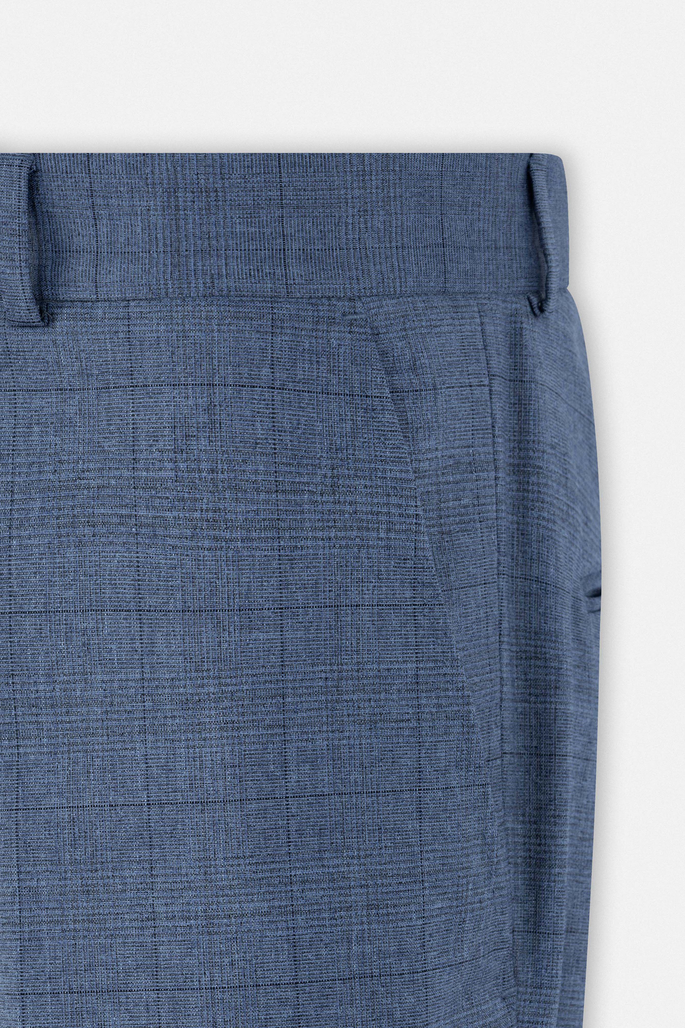 Teal Blue Smart Casual Pants