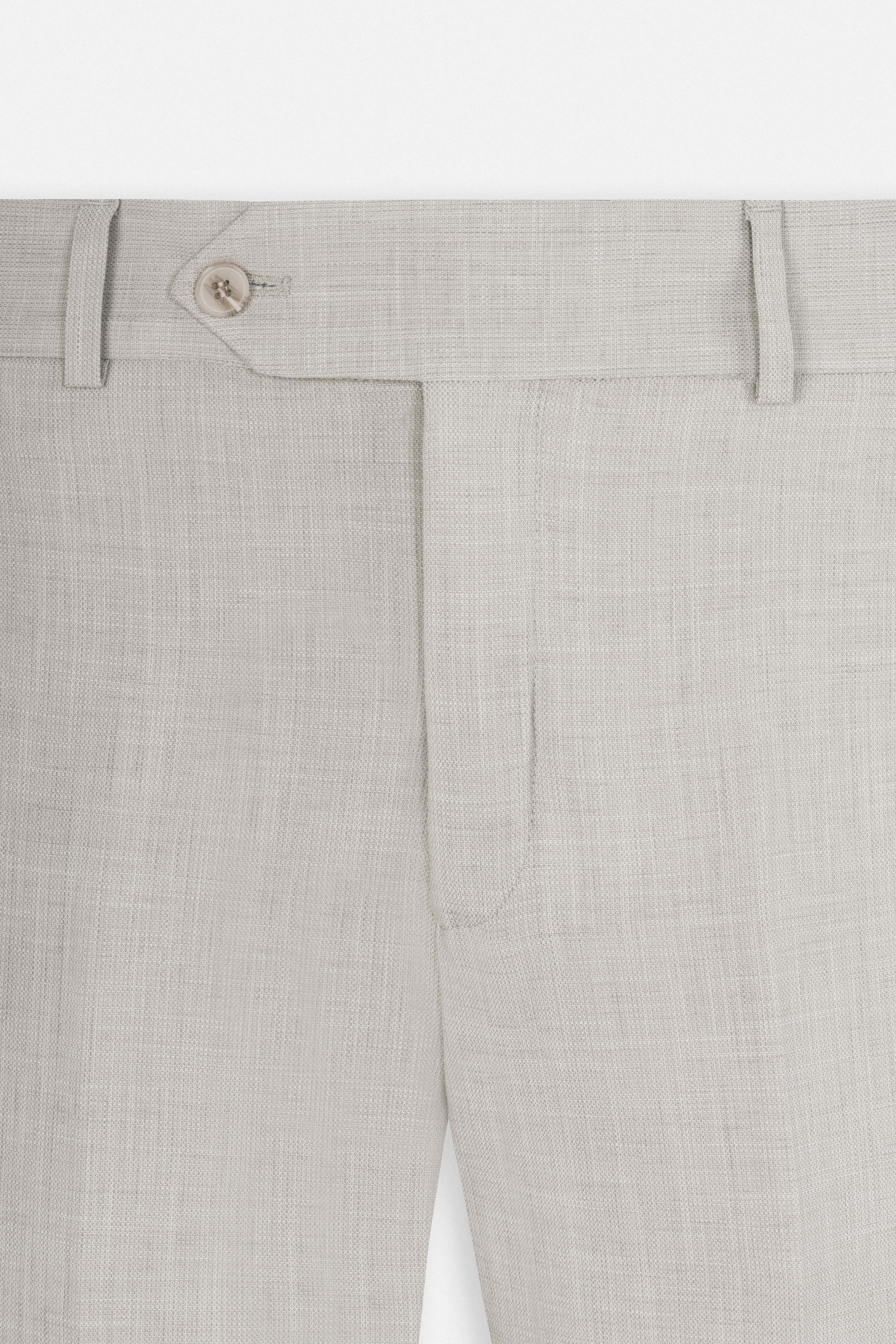 Light Beige Smart Casual Pants