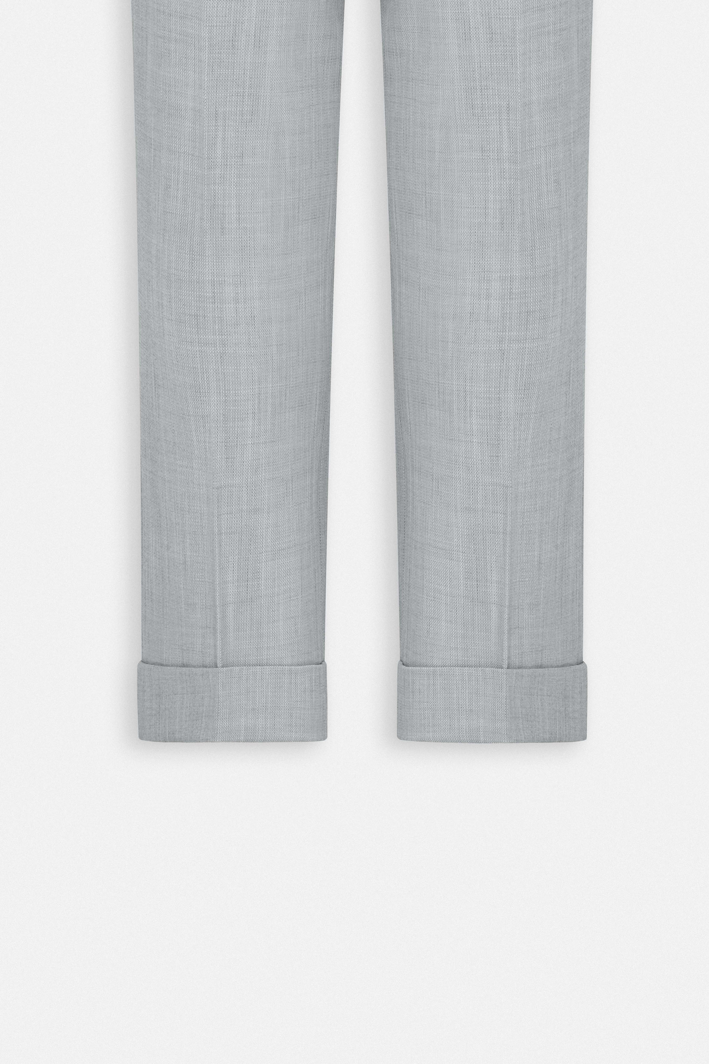 Light Gray Smart Casual Pants