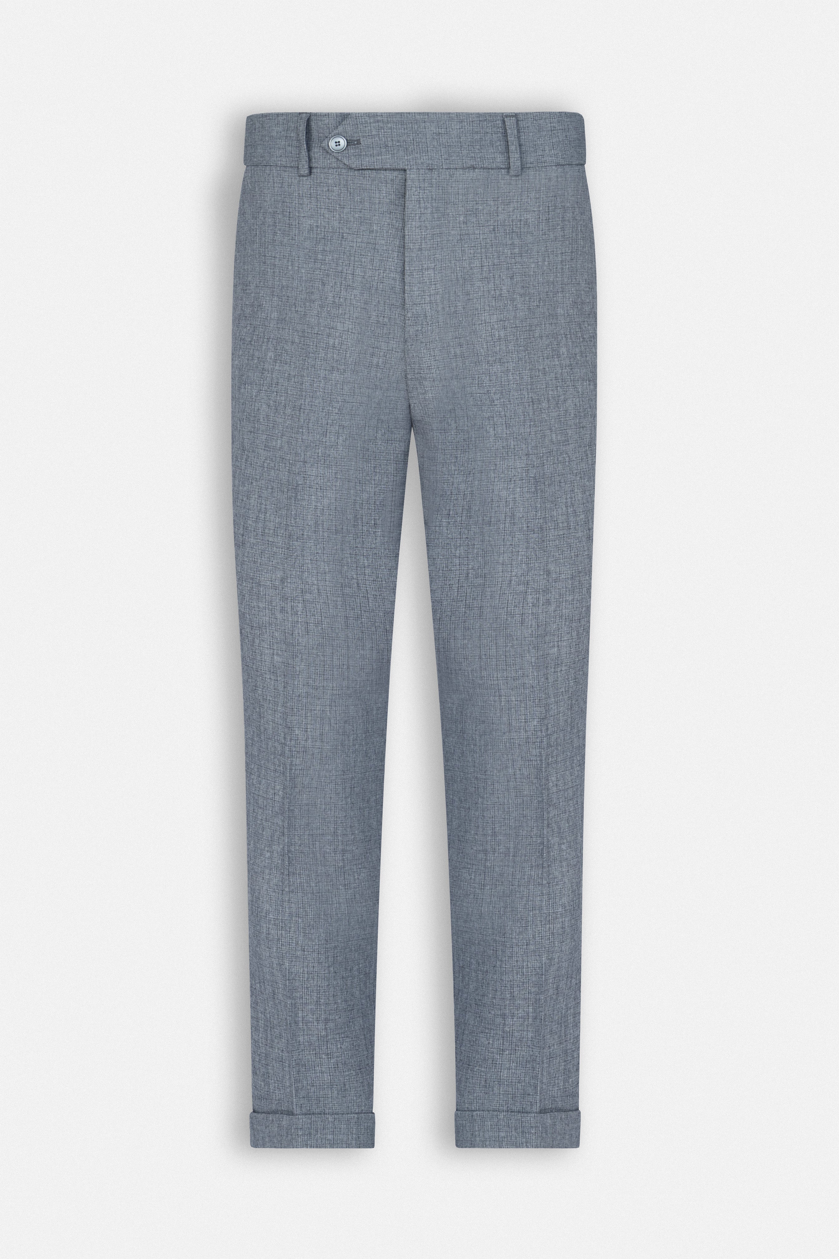 Gray Smart Casual Pants