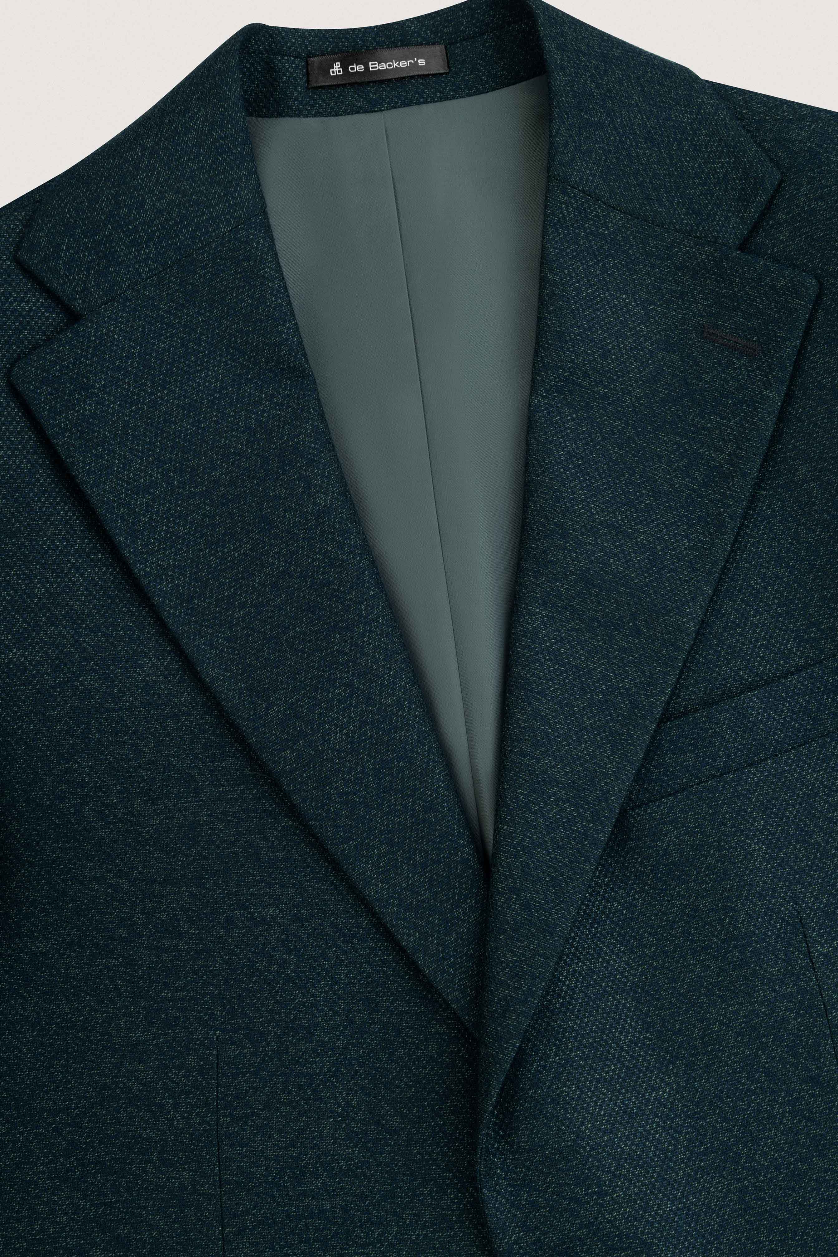 Azure Green Textured Classic Blazer