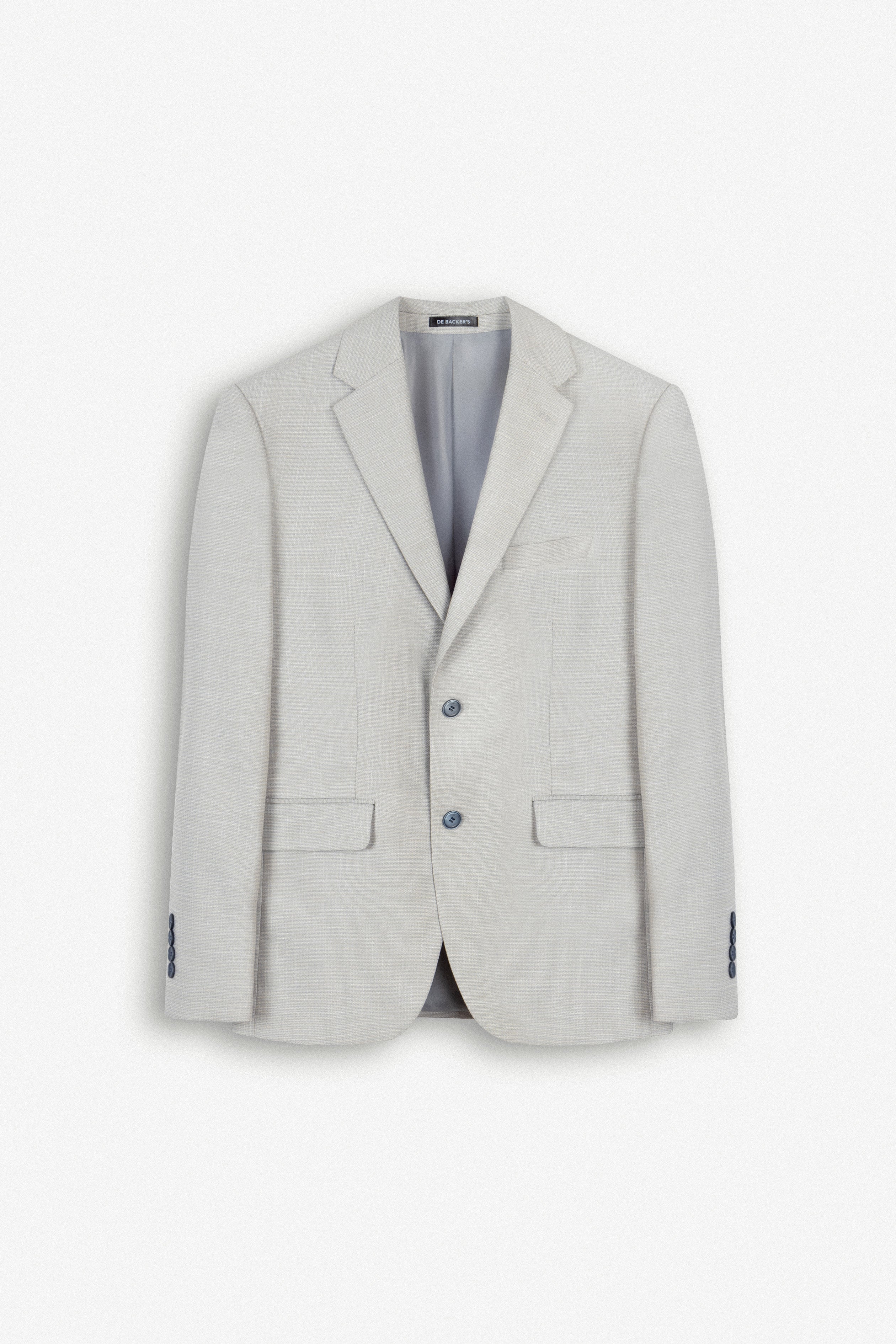 بليزر كاجوال بنمط بلون رمادي فاتح