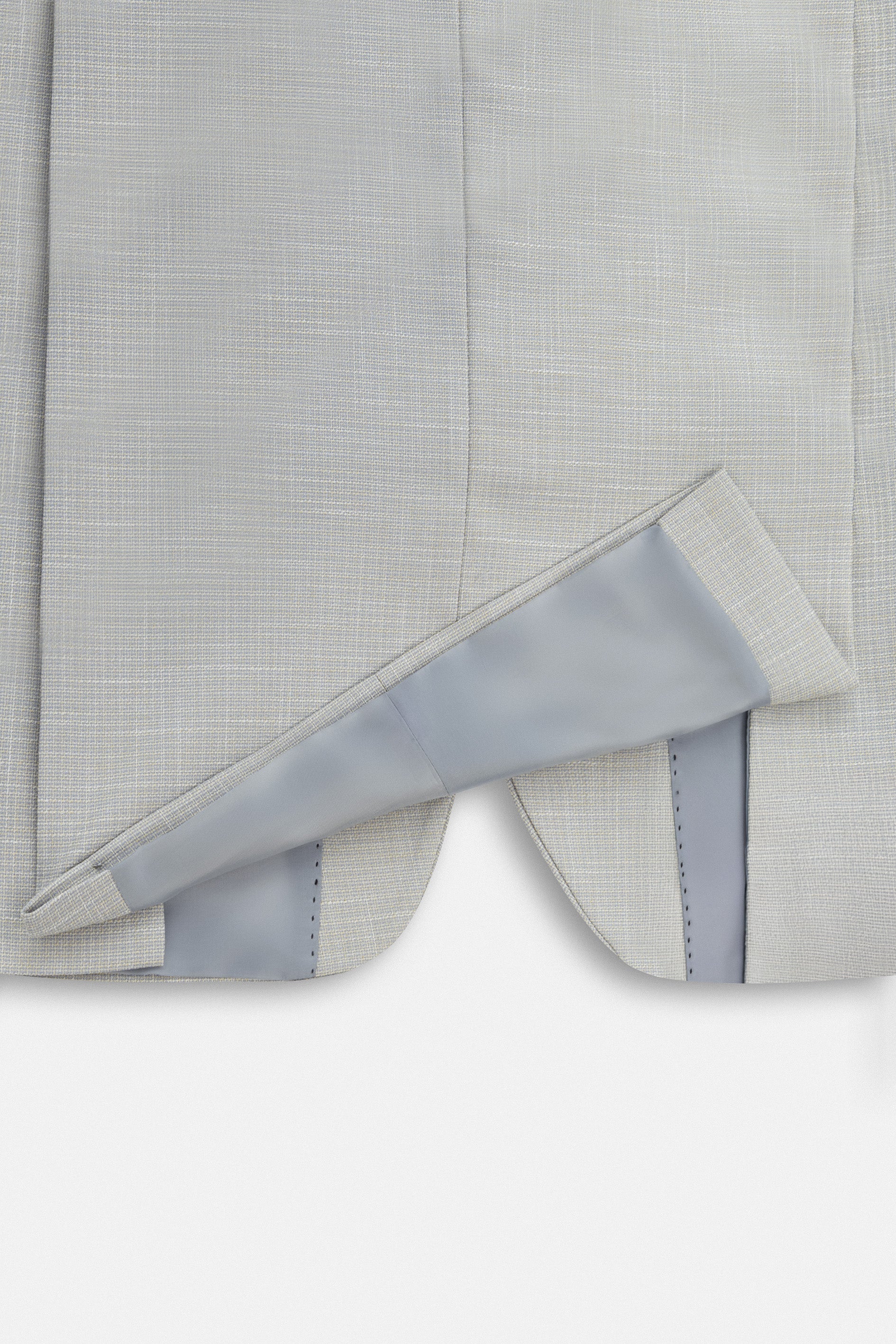 بليزر كاجوال بنمط بلون رمادي فاتح