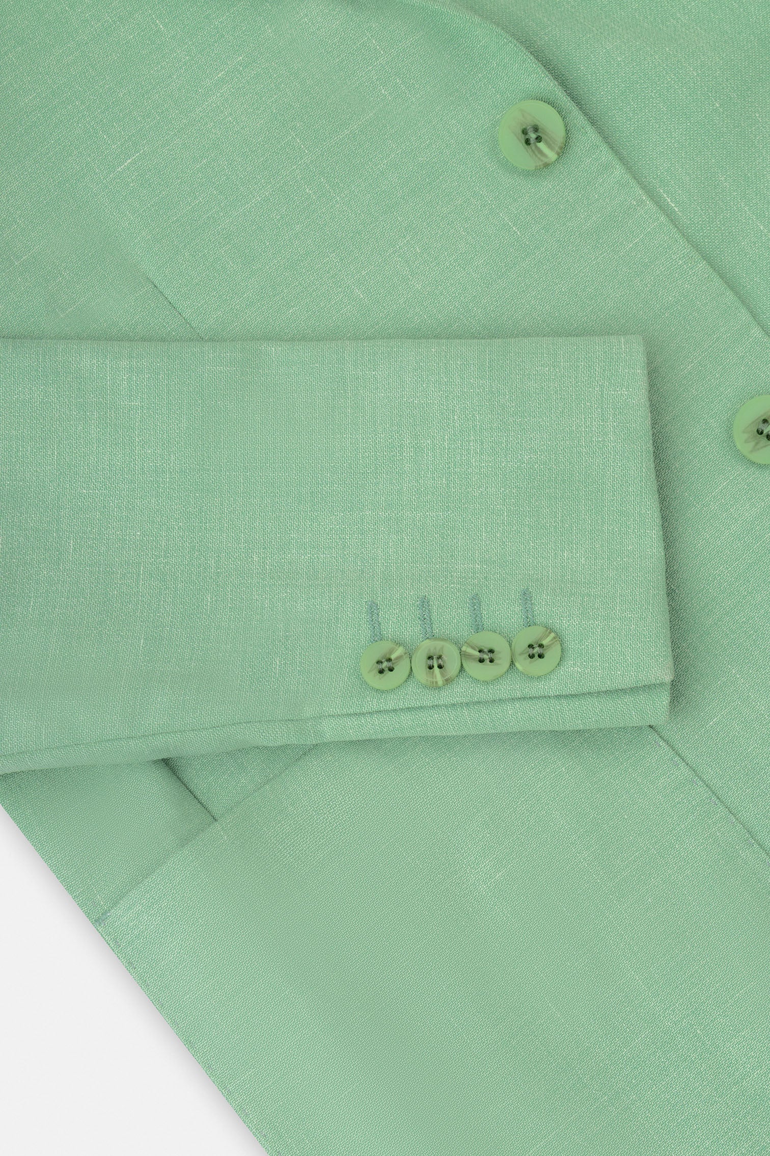 Pistachio Casual Linen Blend Blazer