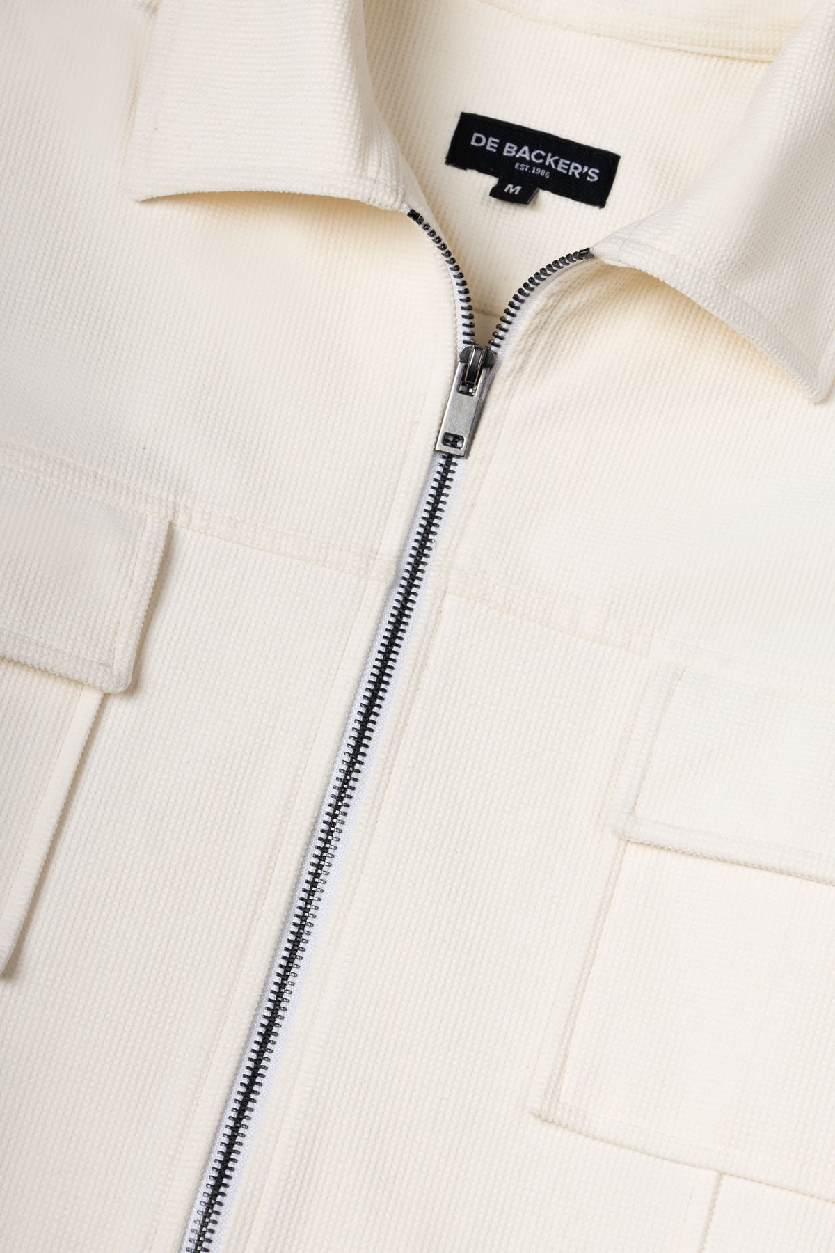 White Patterned Overshirt - De Backers - 3