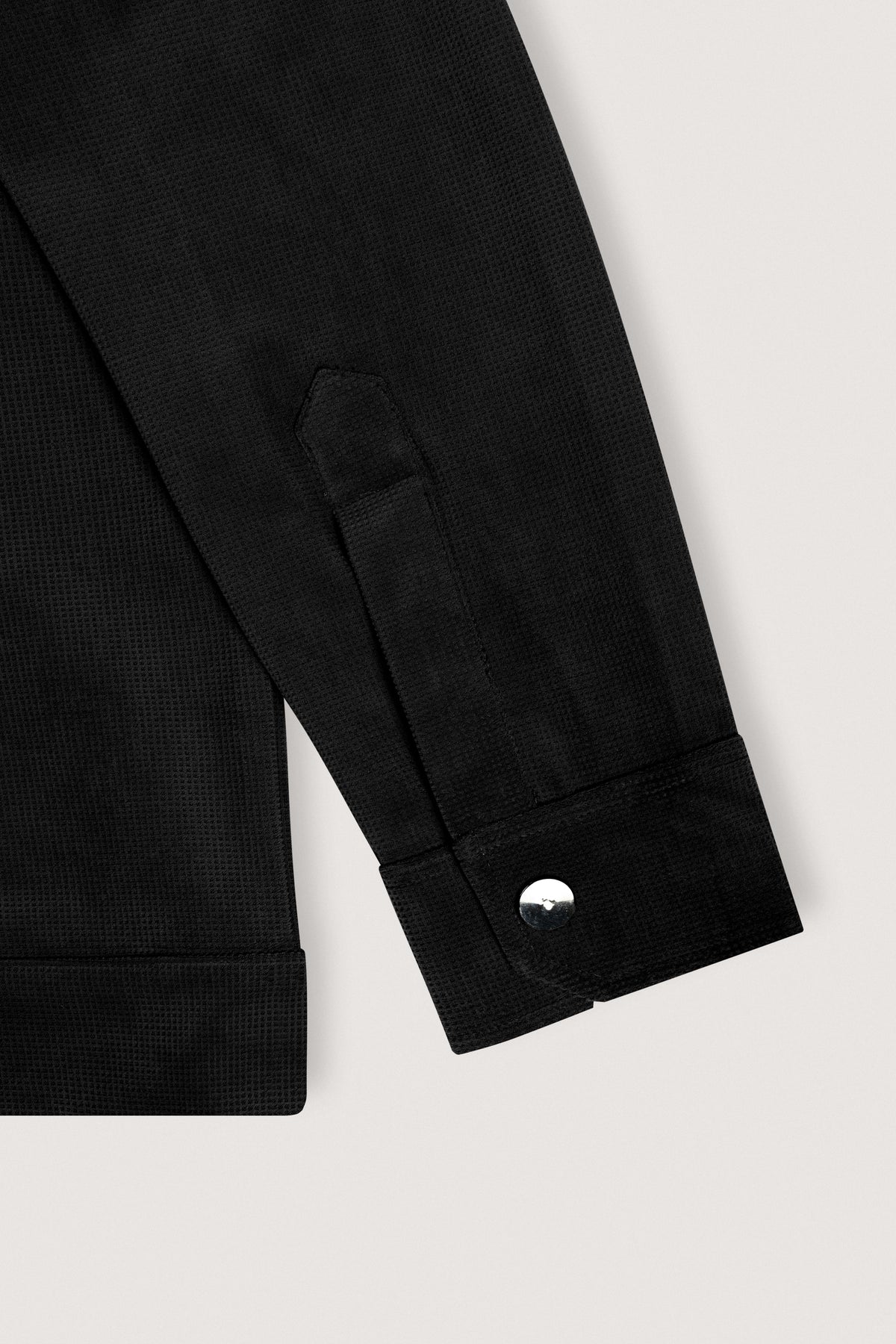 Black Patterned Overshirt - De Backers - 3