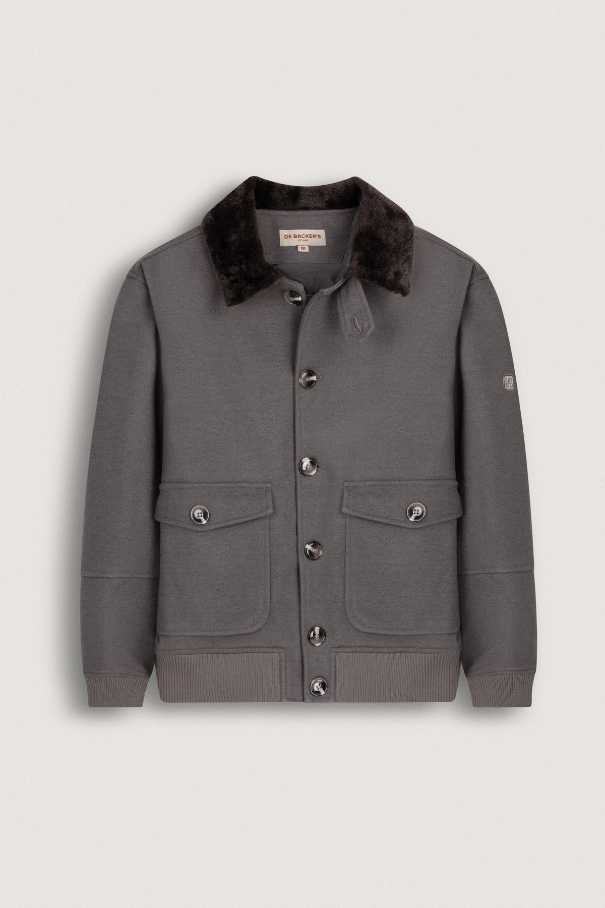 Jacket with Fur Collar - De Backers - 1