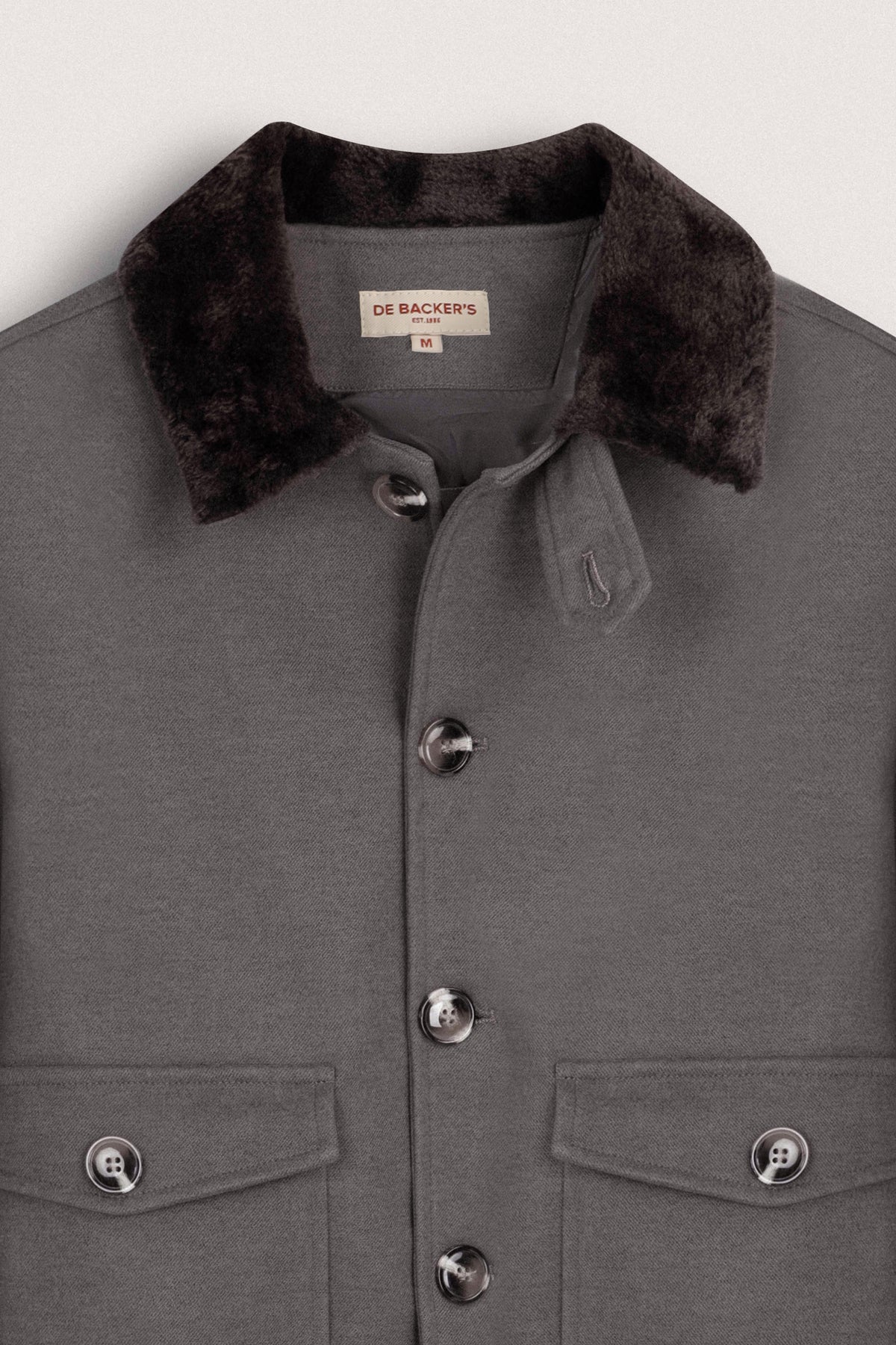 Jacket with Fur Collar - De Backers - 2