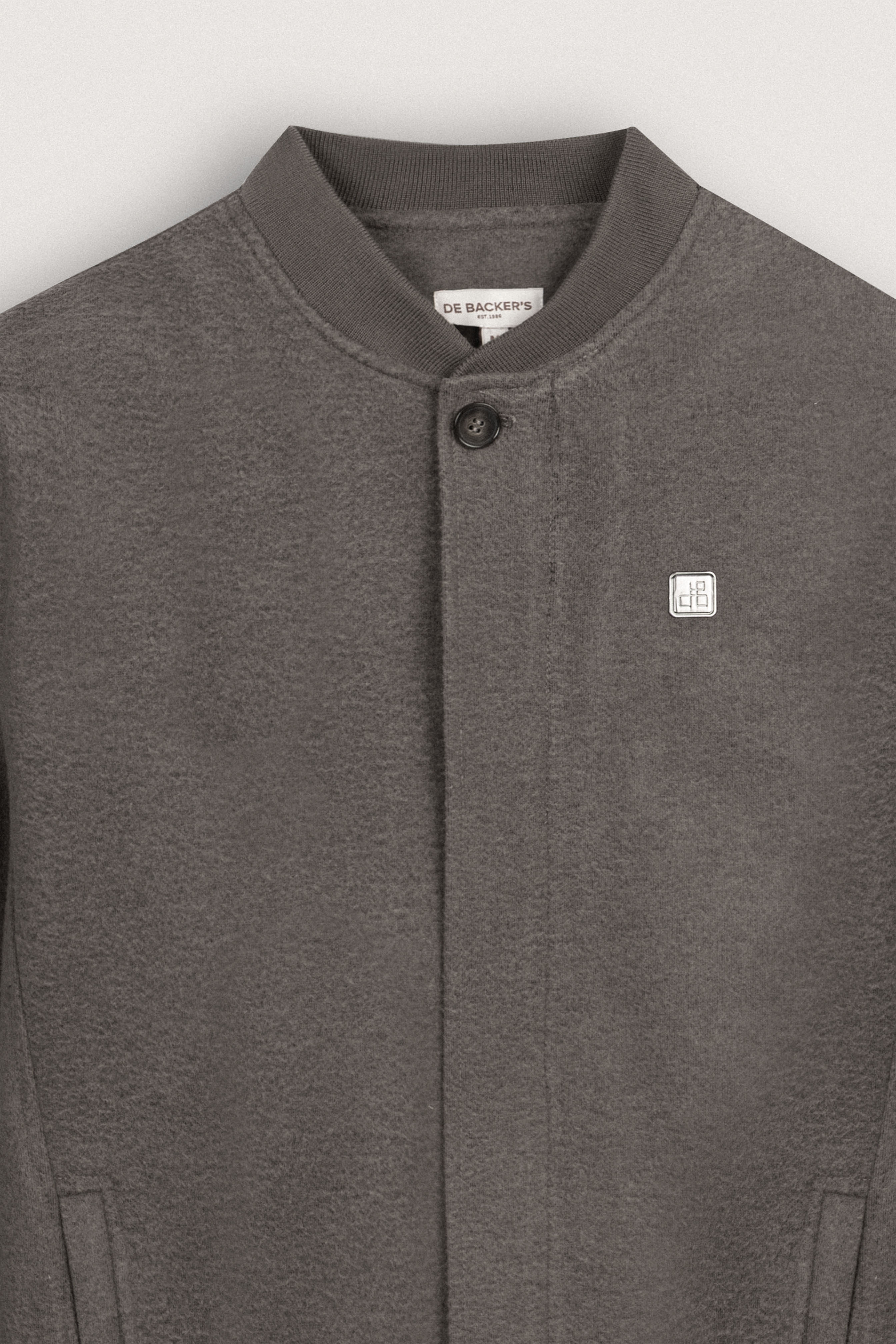 Dark Brown Bomber Jacket