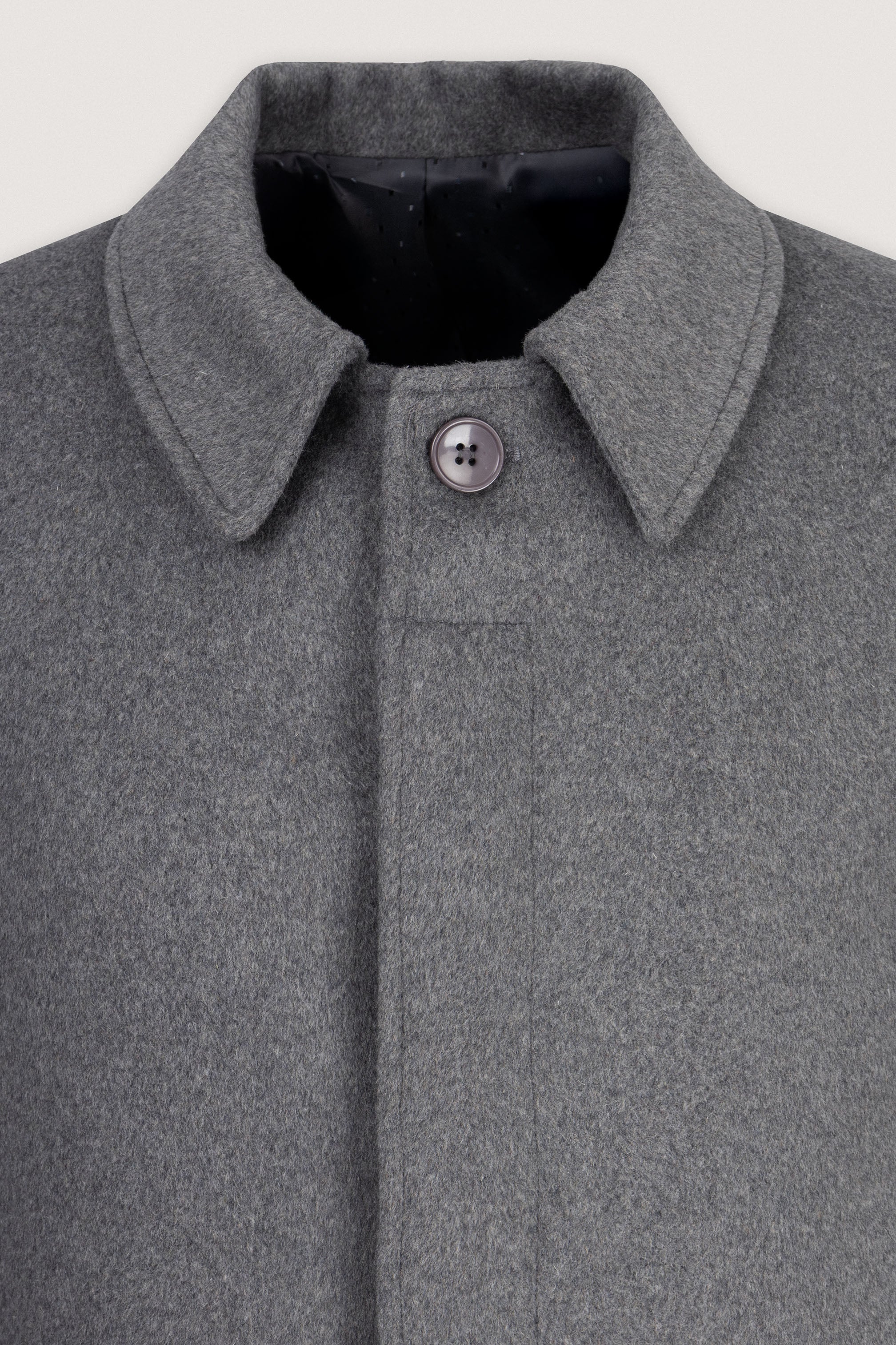 Gray Felt Classic Coat