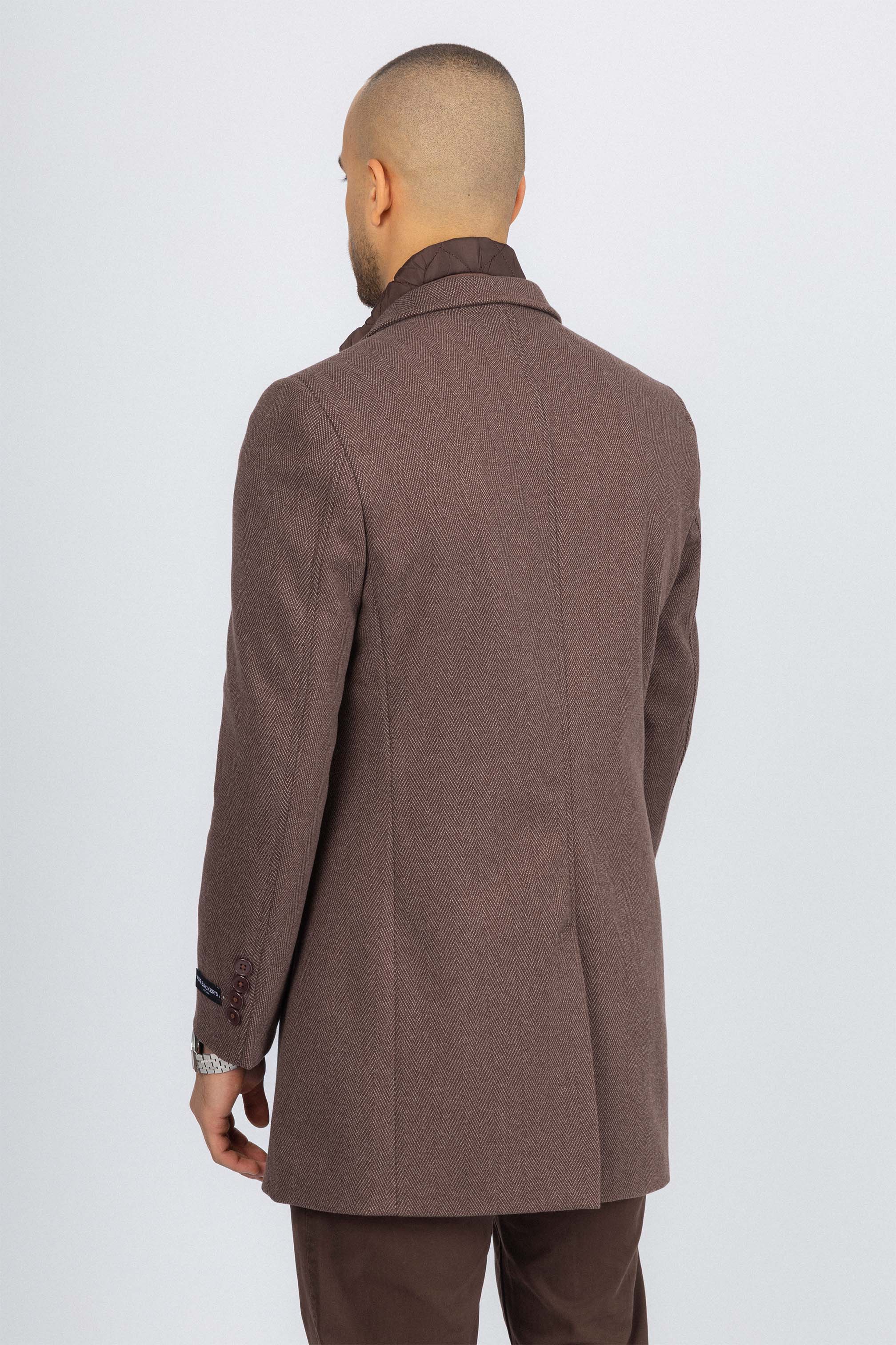 Light Brown Short Coat with removable vest